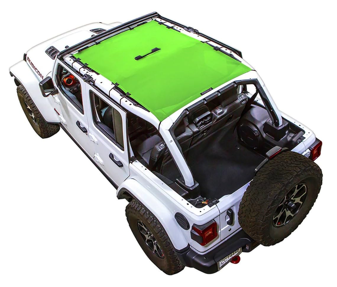 Spiderwebshade Mesh Sun Shade Top Compatible With Jeep Wrangler Jl 4 Door 2018 Until Current Made In The Usa Vehicle Accessory I
