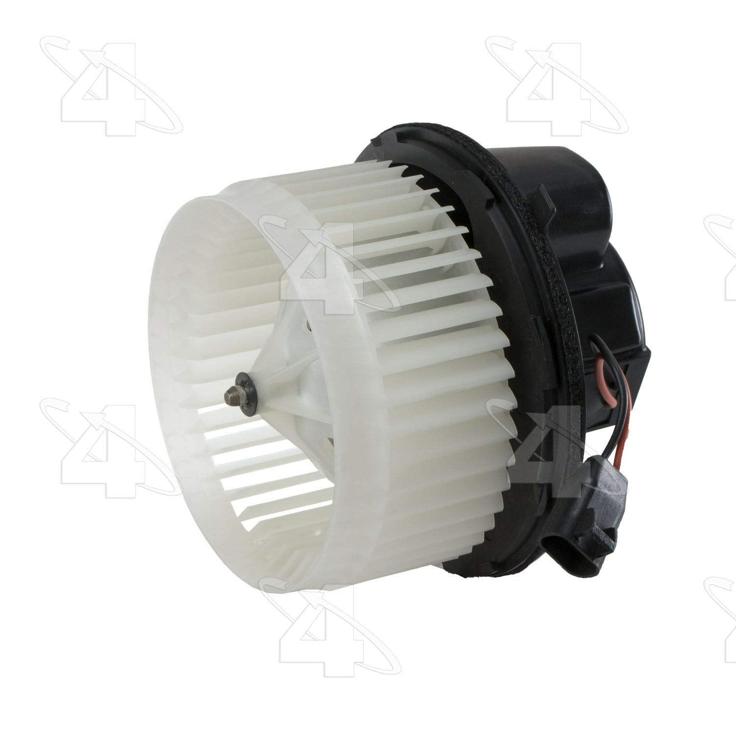 Four Seasons Blower Motor with Wheel for GM Trucks - Model 75748, Metal, White/Black