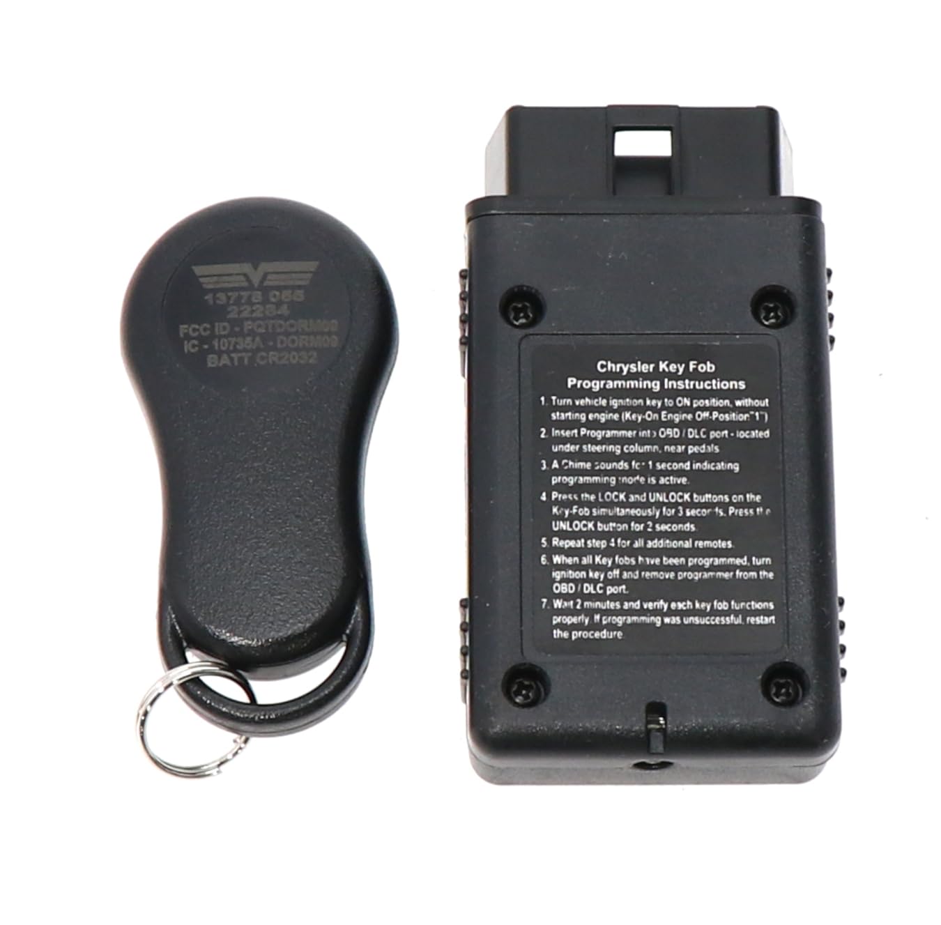 Dorman Keyless Entry Remote 3 Button for Select Models - Black, Model 13778