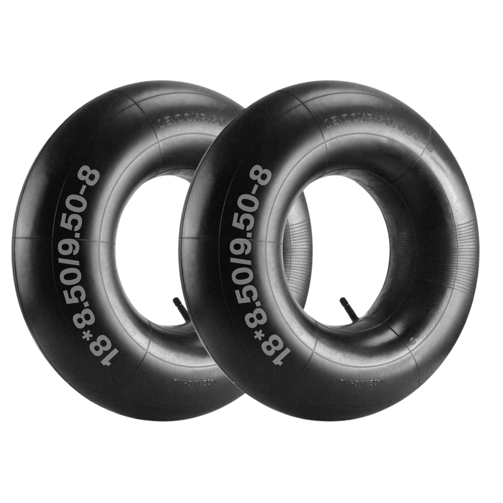AZIEMARS 2 Pack 18x8.50-8/18x9.50-8 Inner Tube, with TR-13 Valve Stem - 18x8.50/9.50-8 Replacement Inner Tube For Golf Cart,Trac