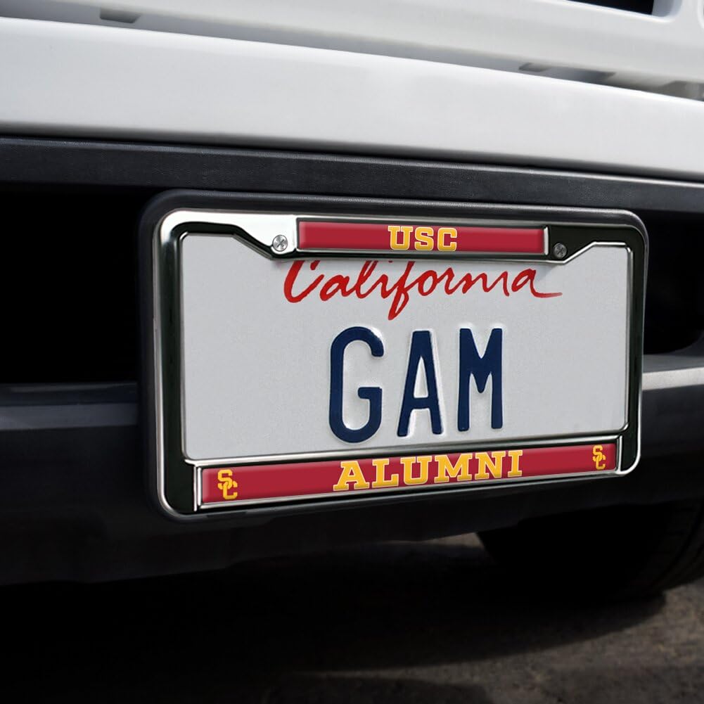 Graphics & More University Of Southern California Alumni Full Size Standard License Plate Metal Frame