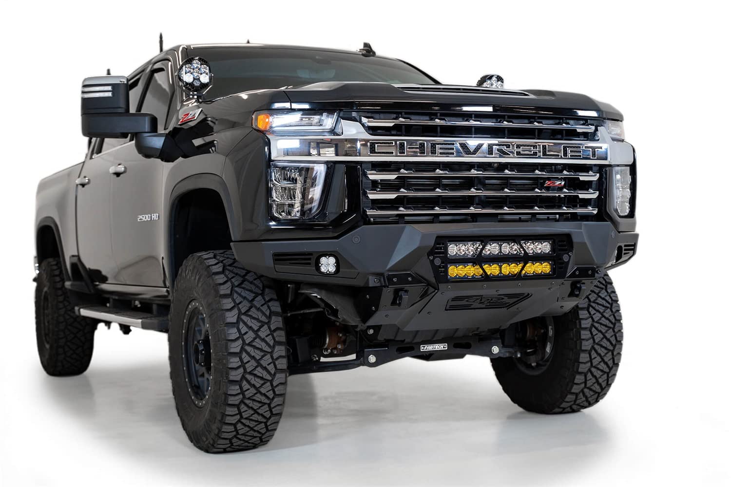 Addictive Desert Designs F270012140103 Front Replacement Bumper Fits Chevrolet Silverado 3500 Hd