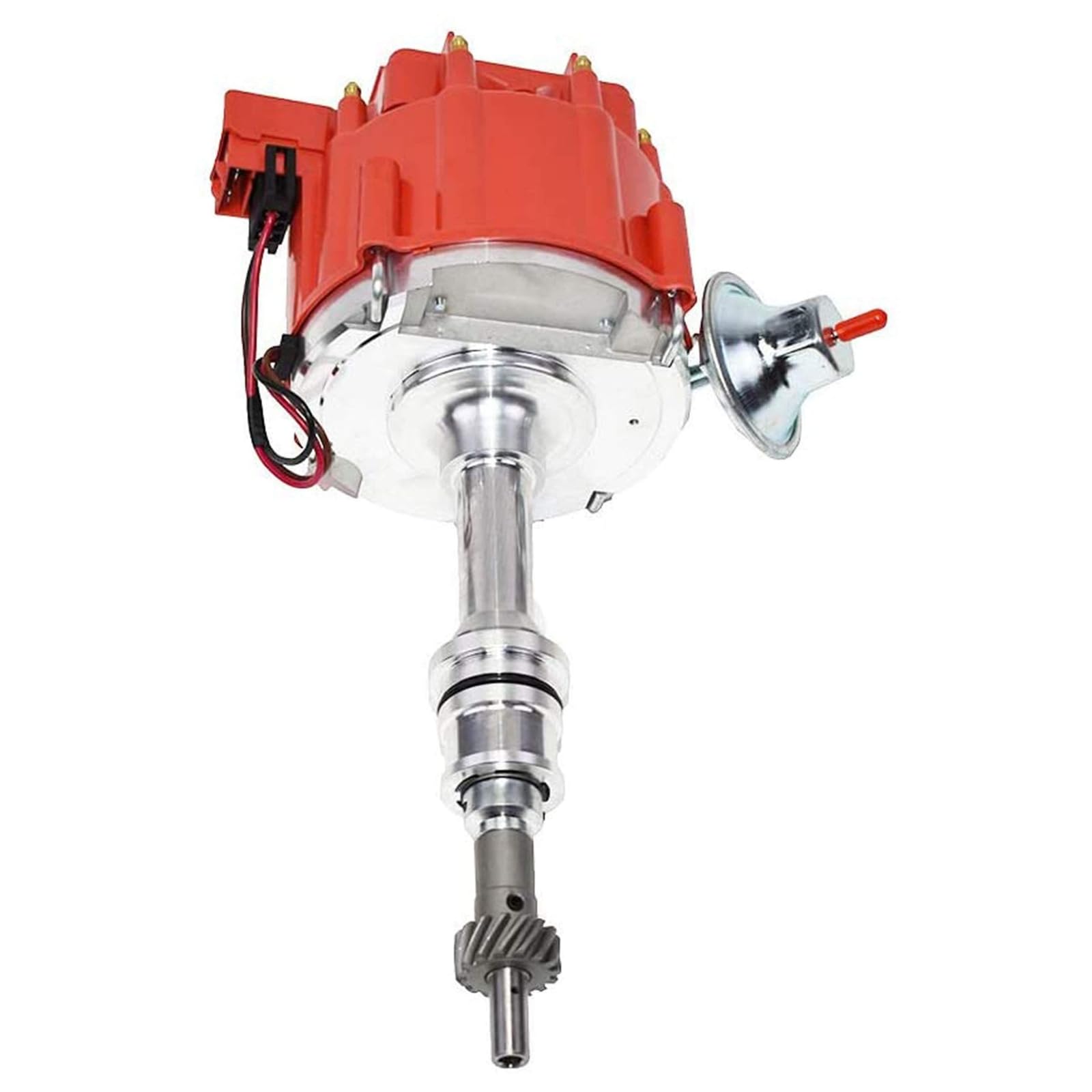 A-Team Performance HEI Distributor for SBF Small Block Ford 260-302, 65,000 Coil, One Wire Installation, Red Cap