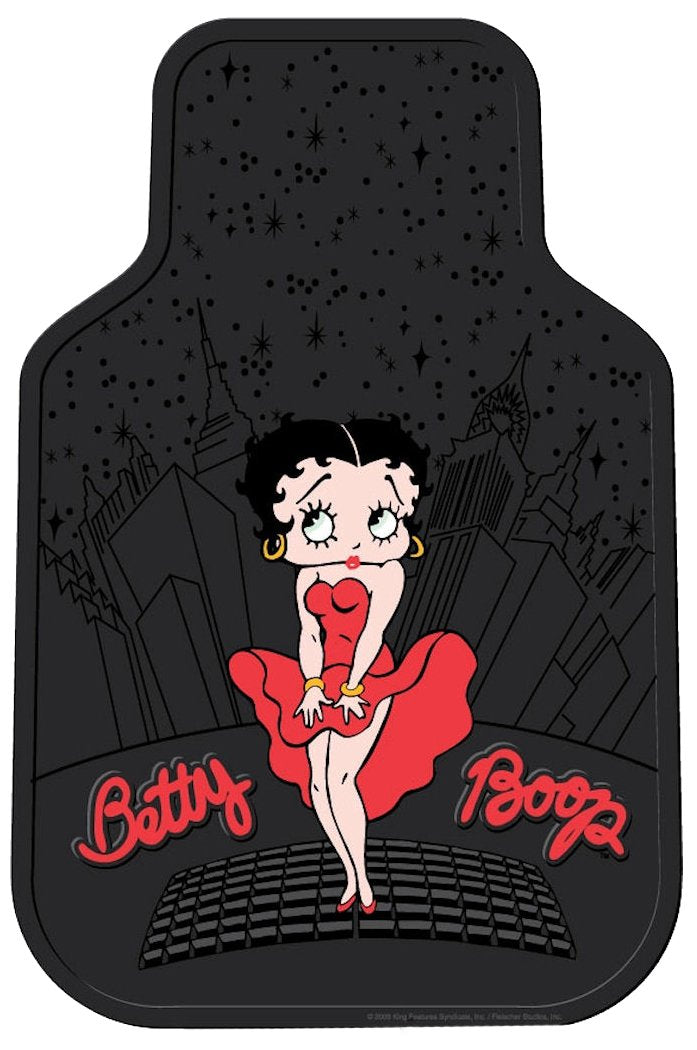 Plasticolor 001422R01 Betty Boop Skyline Universal Fit Car Truck Suv Front Floor Mats Pair