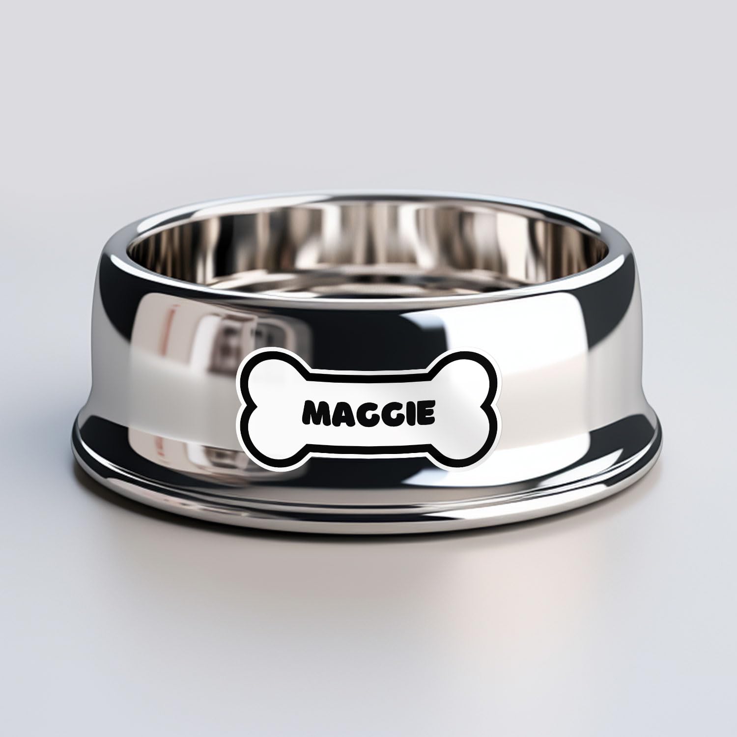 Maggie Dog Name Sticker - Waterproof Vinyl Decal For Car Bumper, Laptop, Water Bottle, Wall, And Window, Size - 3'' Longer Side