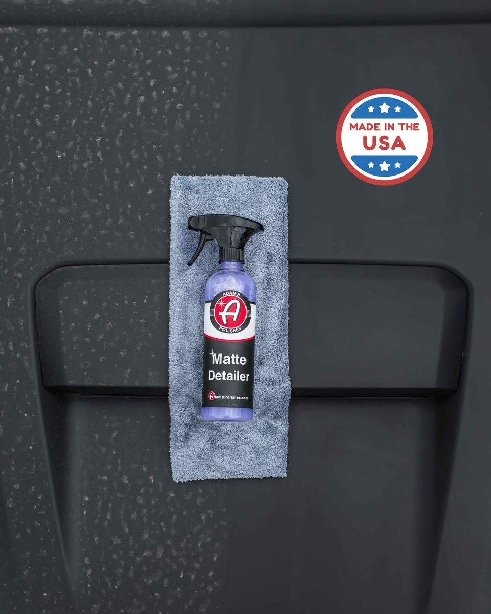 Adam's Polishes Matte Detailer - Specialized Formula, 16 oz, Purple, Model MD, No Shine Finish