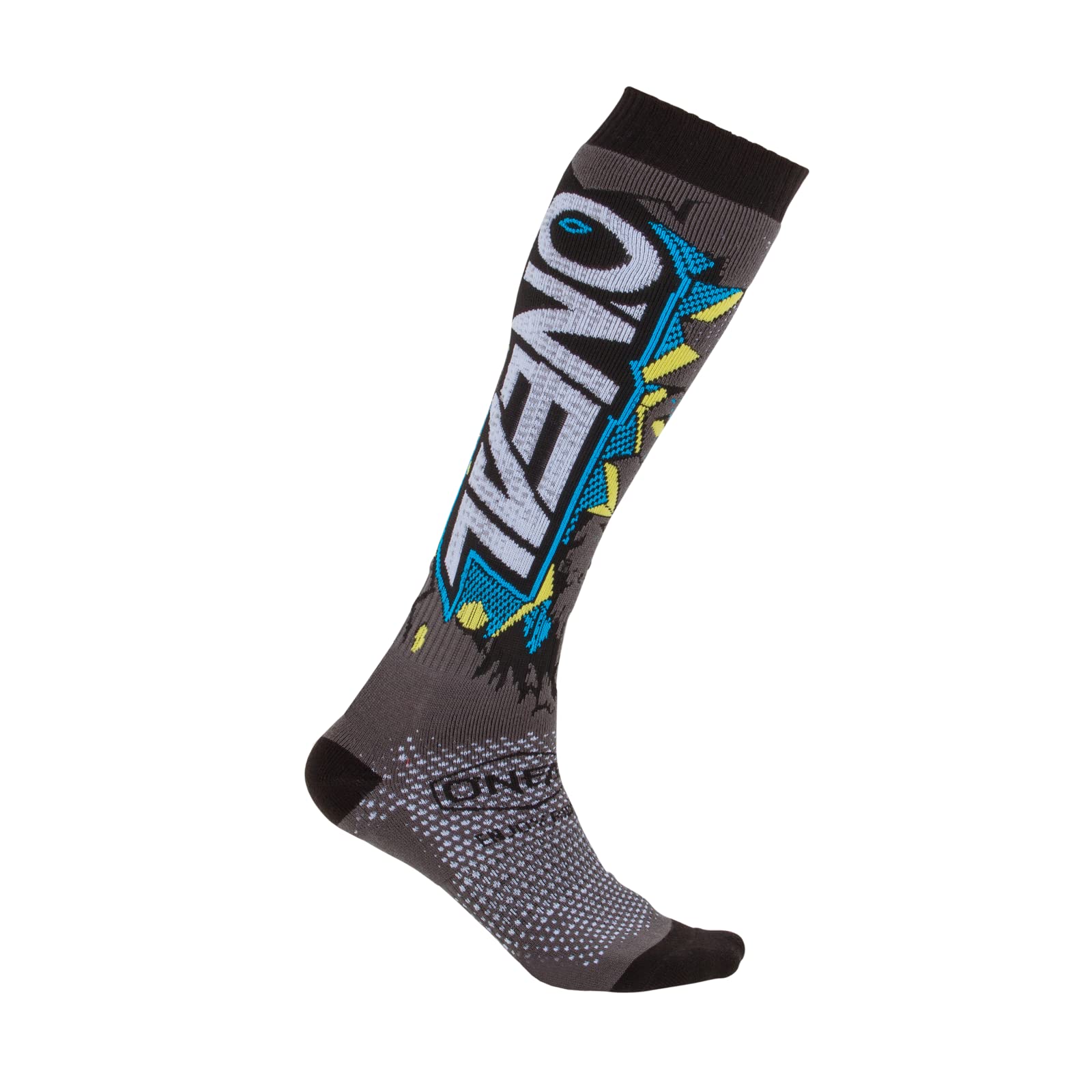 O'Neal Unisex Adult Modern Pro MX Socks (VILLAIN), Gray