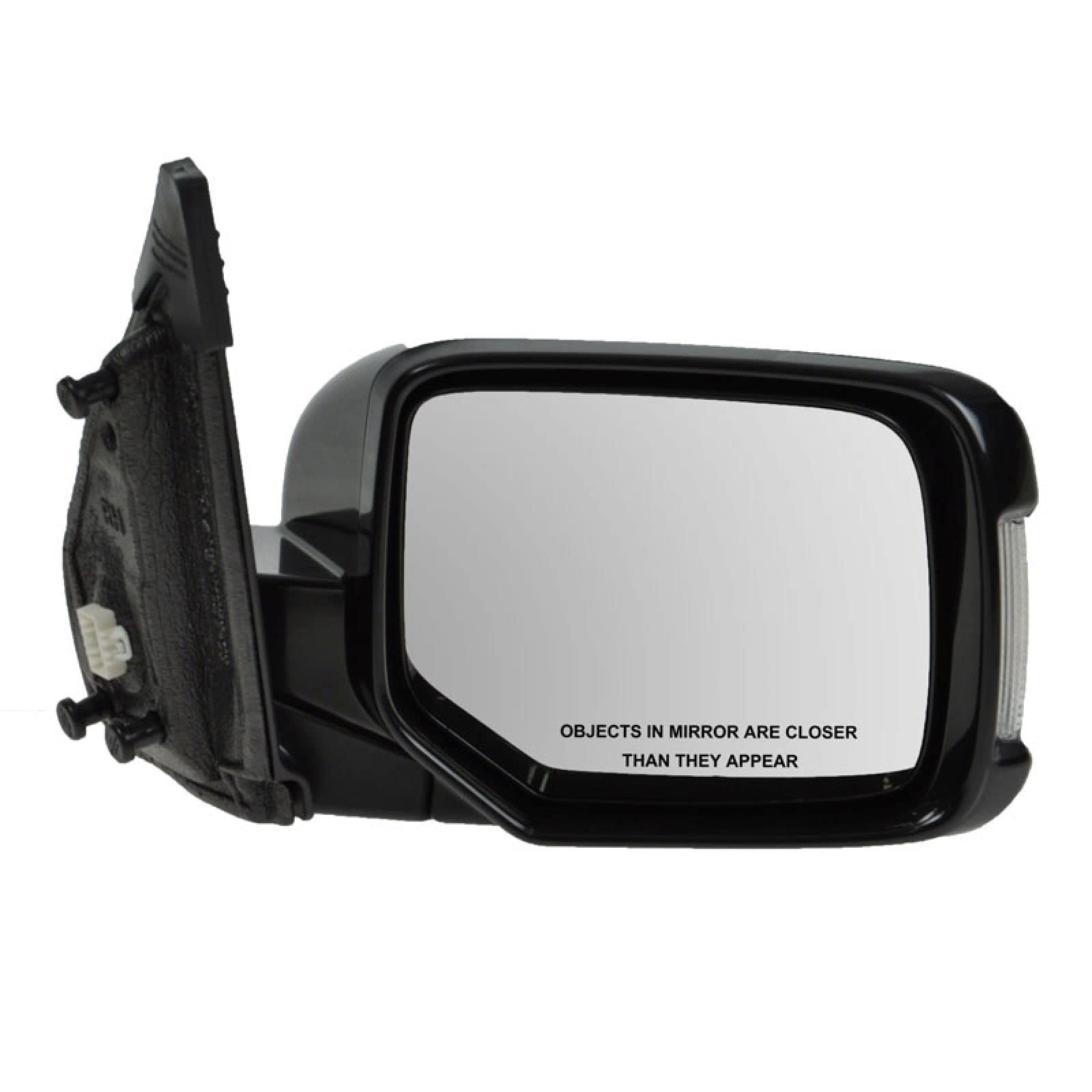 TRQ Right Mirror Passenger Side Compatible with 2009-2015 Honda Pilot HO1321249