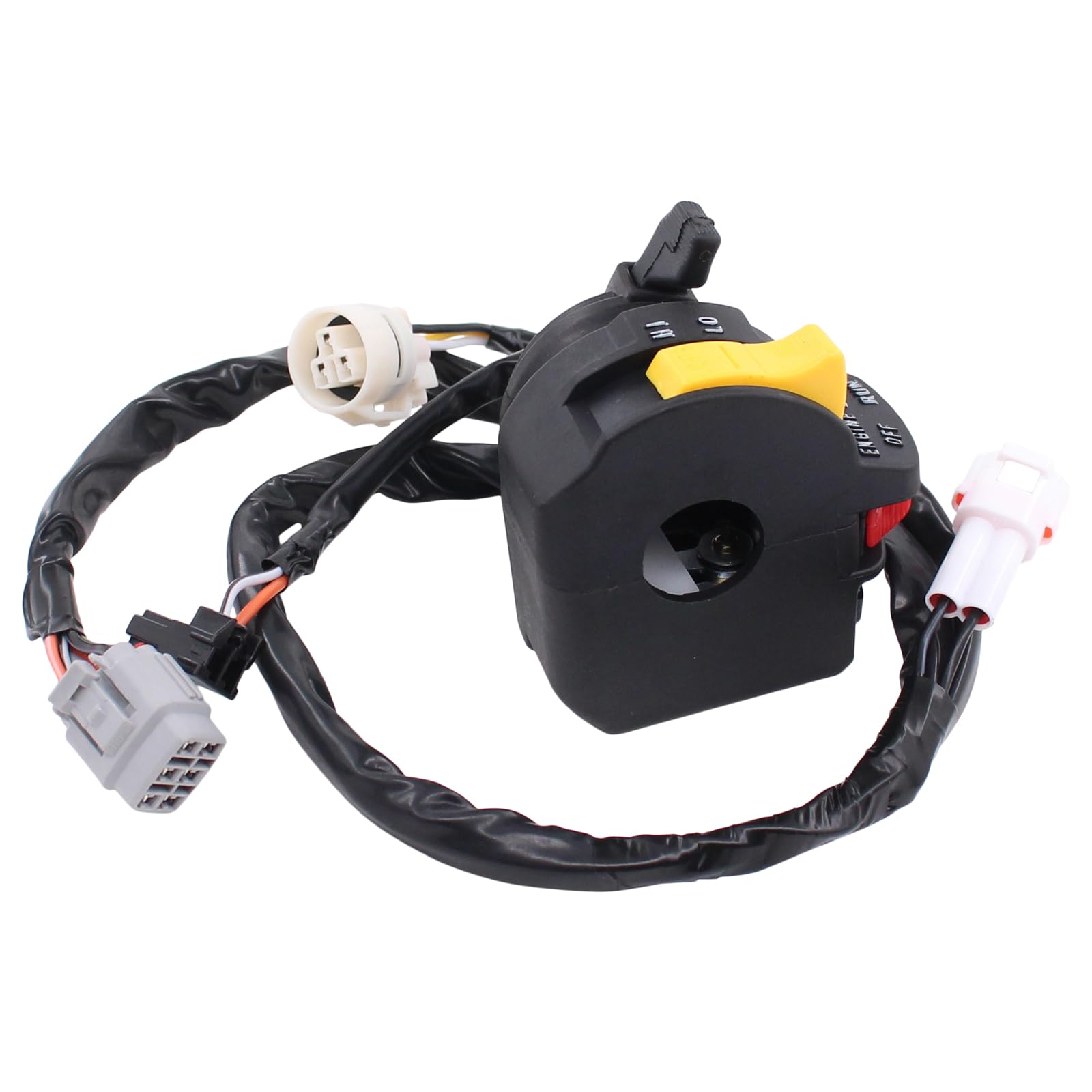ApplianPar Handlebar Kill Switch for Suzuki LTZ 400, Arctic Cat 400 DVX, Kawasaki KFX 400 - Plastic, Onecolor, Model 37400-07G20