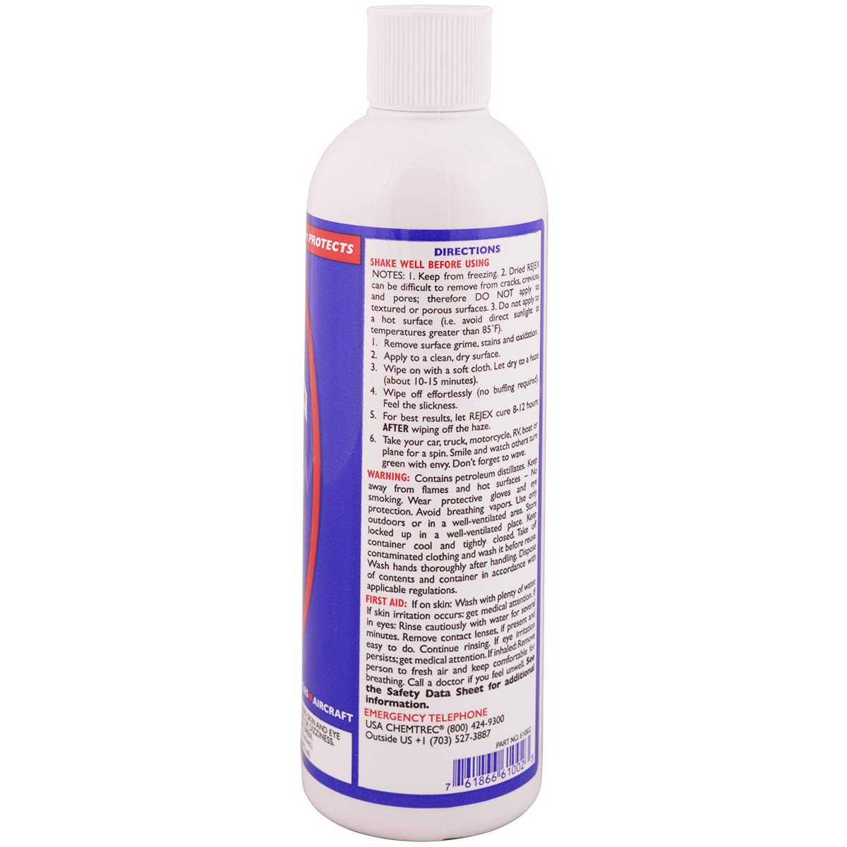 Corrosion Technologies RejeX Paint & Surface Sealant - High Gloss Finish, 16 fl oz, Ceramic, Lasts 3X Longer Than Wax, Model 61002