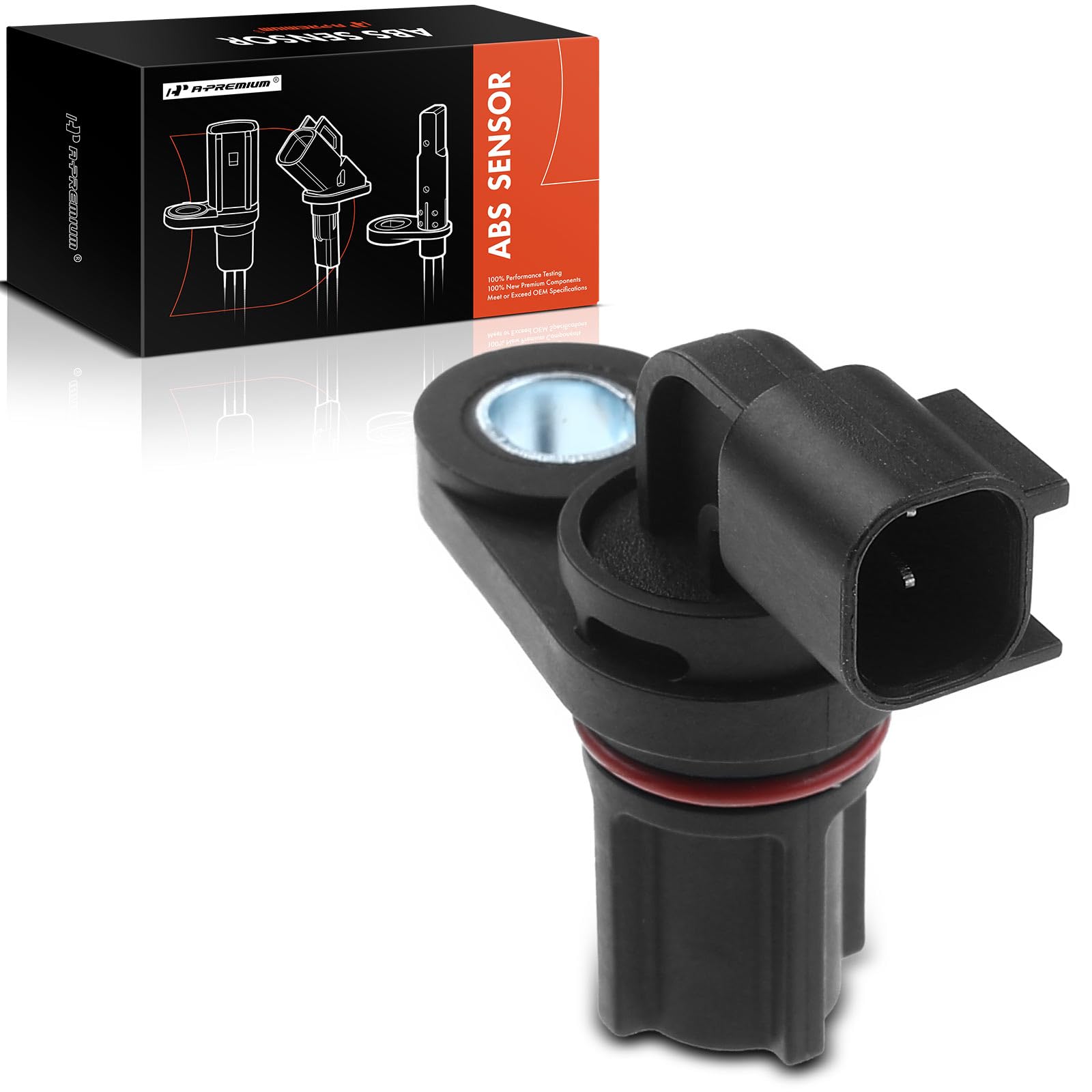 A-Premium Abs Wheel Speed Sensor Compatible With Ford & Lincoln Models - For F-150/250/350, F-250/350/450/550 Super Duty, F53, F