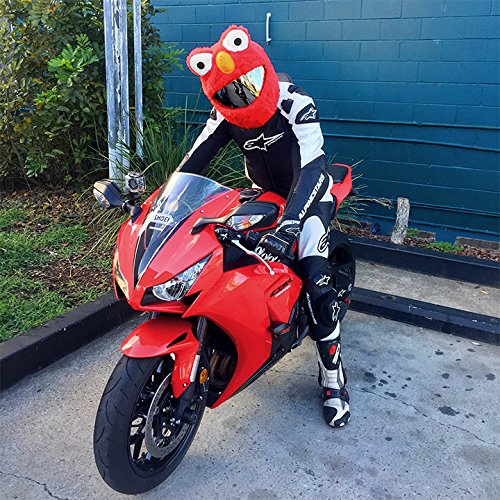 Moto Loot Cover For Motorcycle Helmet - Fun Rides And Gifts (Cover Only, Helmet Not Included) - Red
