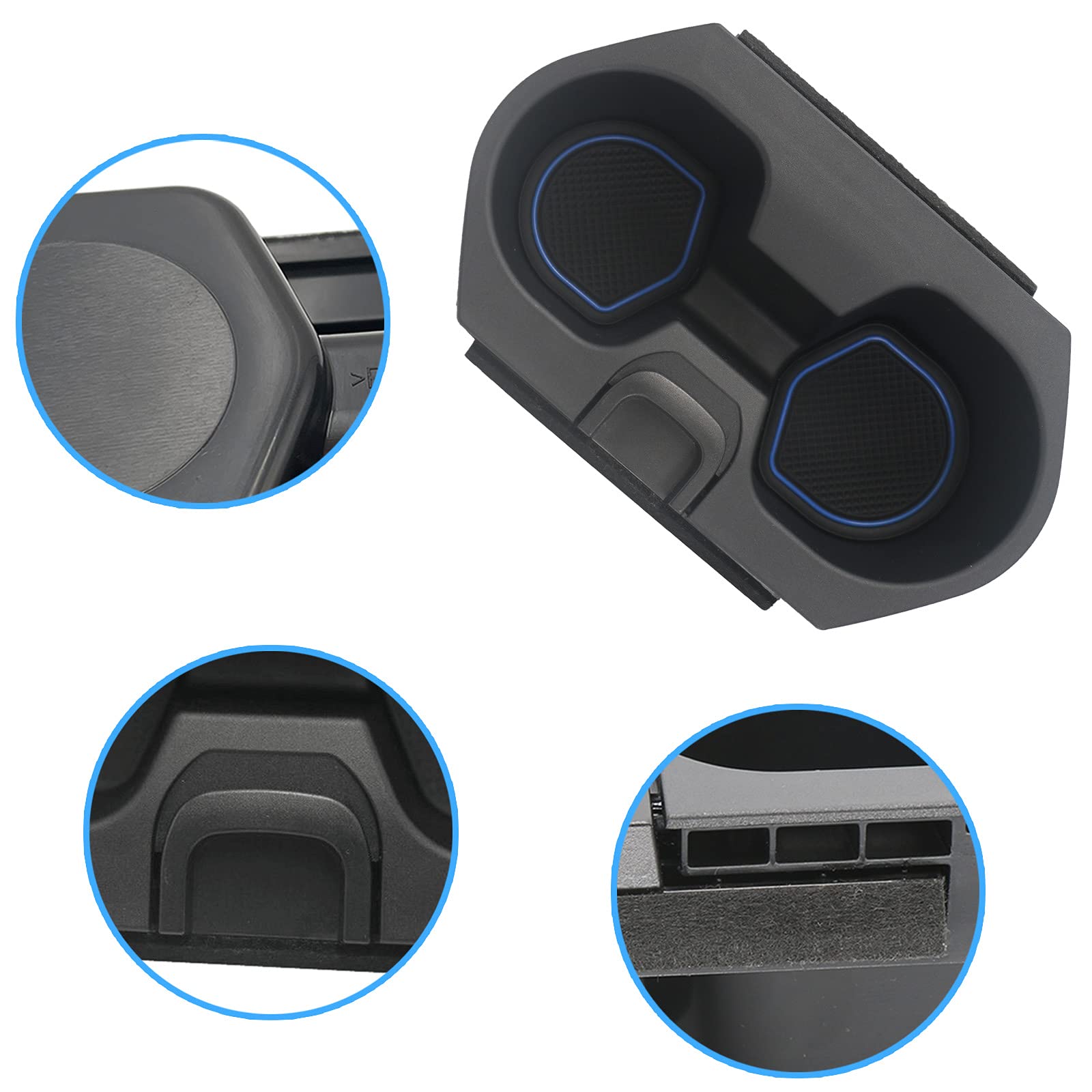 Apperfit Cup Holder Honda Civic Accessories Compatible With Honda Civic 10Th Gen Ex Lx Si Coupe Sedan Sport Hatchback 2016 2017 2018 2019 2020 Center Console Drink Bottle Holder 83446-Tba-A01Za