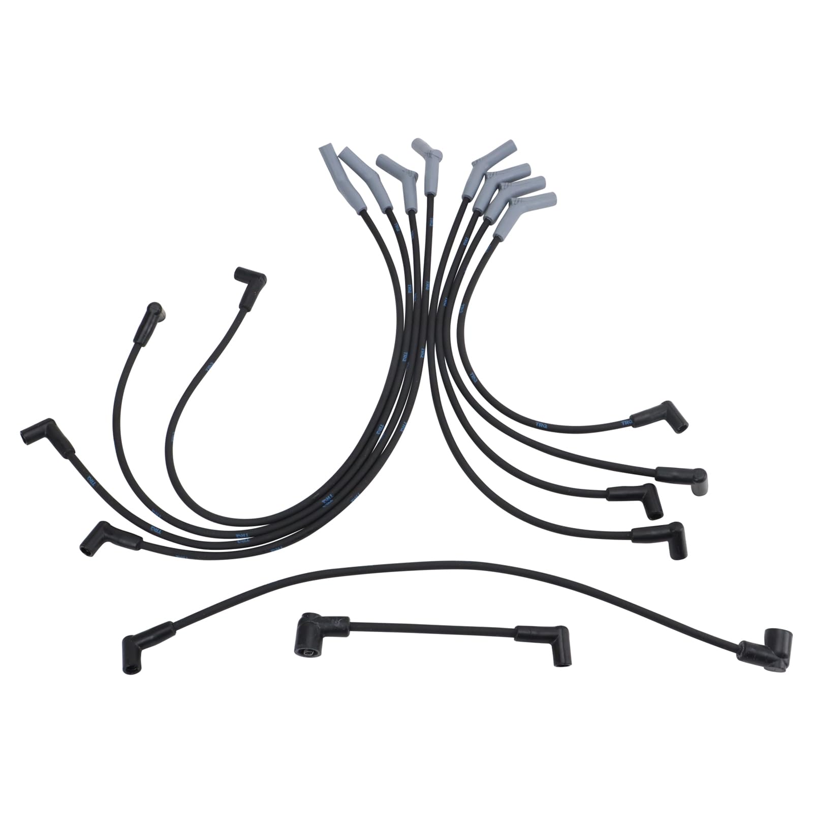 Trq Spark Plug Wire Set Compatible With 1978-1989 Ford 1978-1983 Lincoln 1978-1986 Mercury