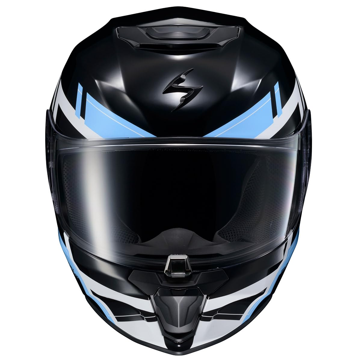 Scorpionexo R420 Full Face Adult Street Motorcycle Helmet With Bluetooth Ready Speaker Pockets Dot Snell Approved Pace (Blue - 2