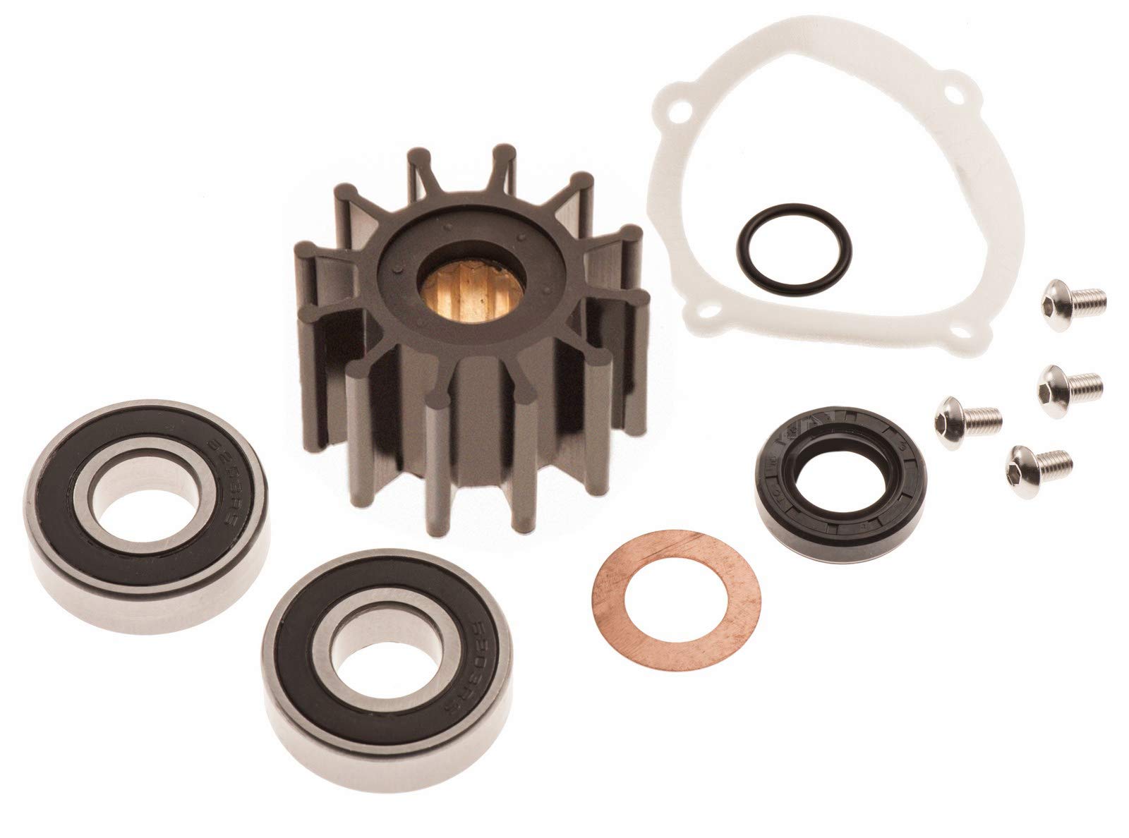 TITAN 757 PERFORMANCE Johnson F5B9 Sea Water Pump Impeller Rebuild Repair Kit 10242281 0945808 New