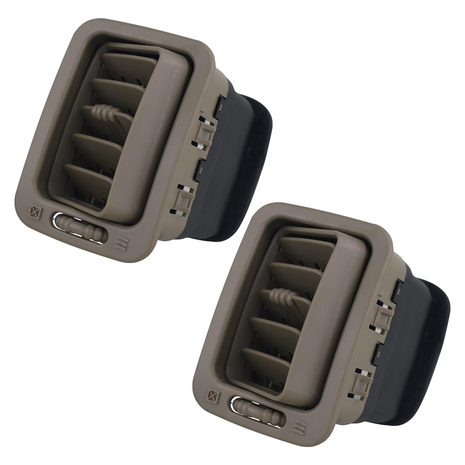 APPERFiT Dash A/C Air Vent - Tan, Compatible with 1999-2007 Chevy/GMC Models, Replaces 15169325, Model VT003TAN