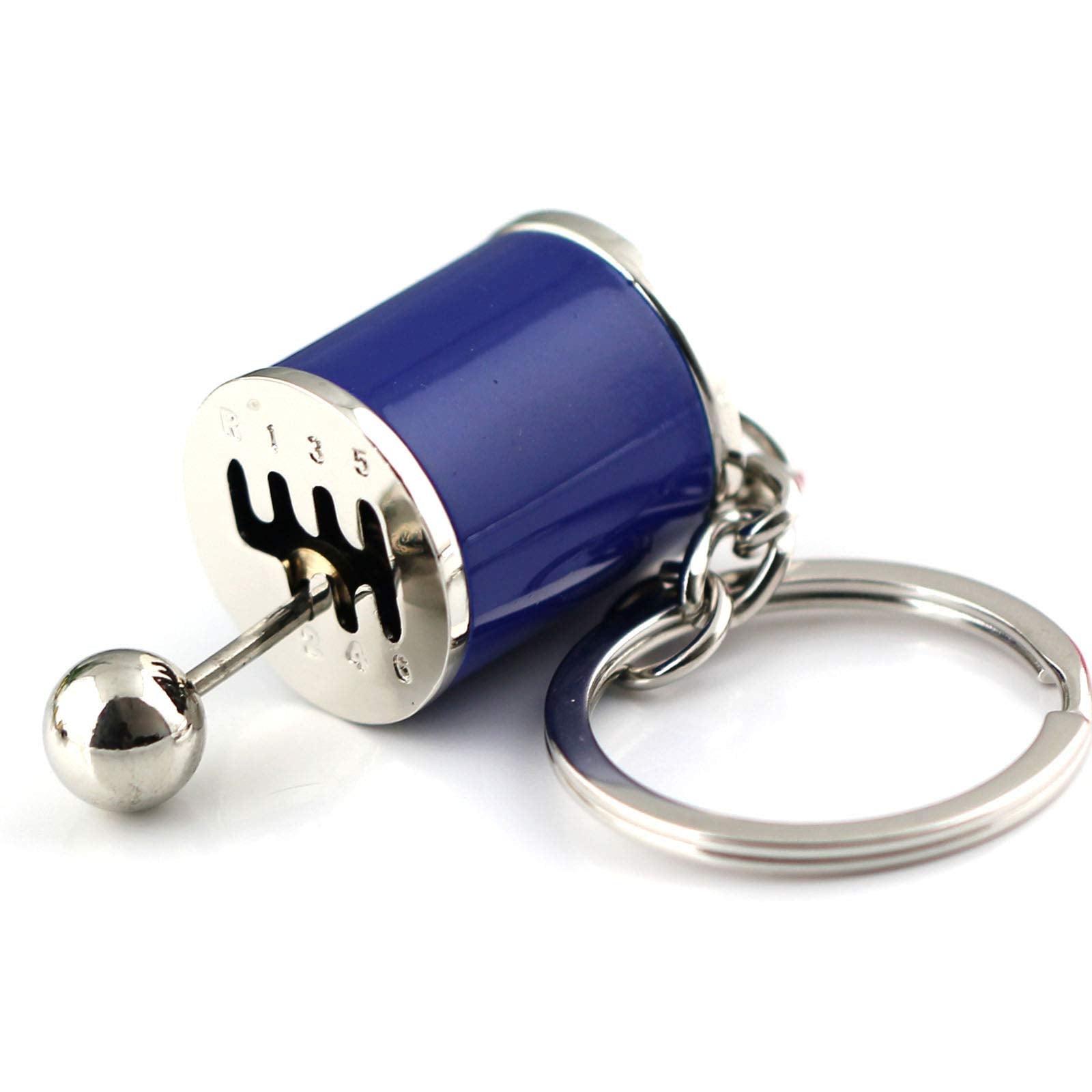 maycom Creative Auto Part Model Gear Box Keychain Six-speed Manual Transmission Shift Lever Gear Box Keyring Key Chain Ring Keyr