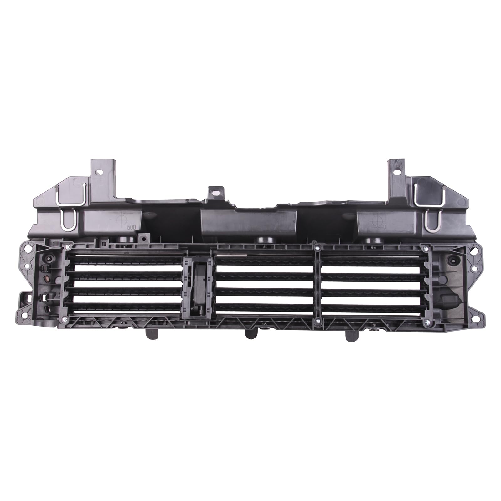 Torcia TYG Upper Active Grille Shutter Assembly for 2017-2019 Honda CR-V, CAPA Certified, Black, Metal, Model HO1206100