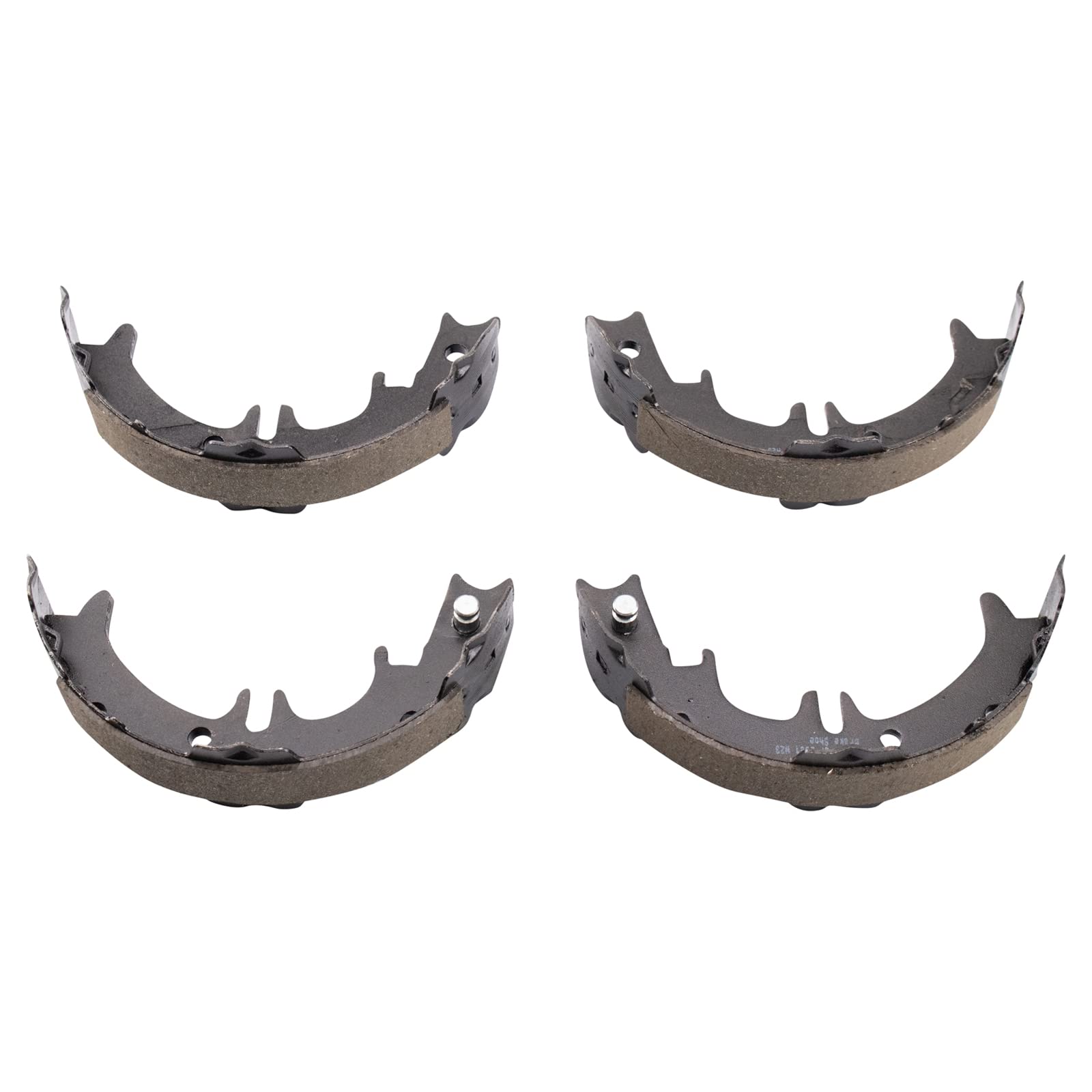Trq Rear Brake Pad & Rotor Kit Brake Pads Brake Rotor Parking Brake Shoe Set Ceramic Compatible With 2009-2015 Toyota Venza