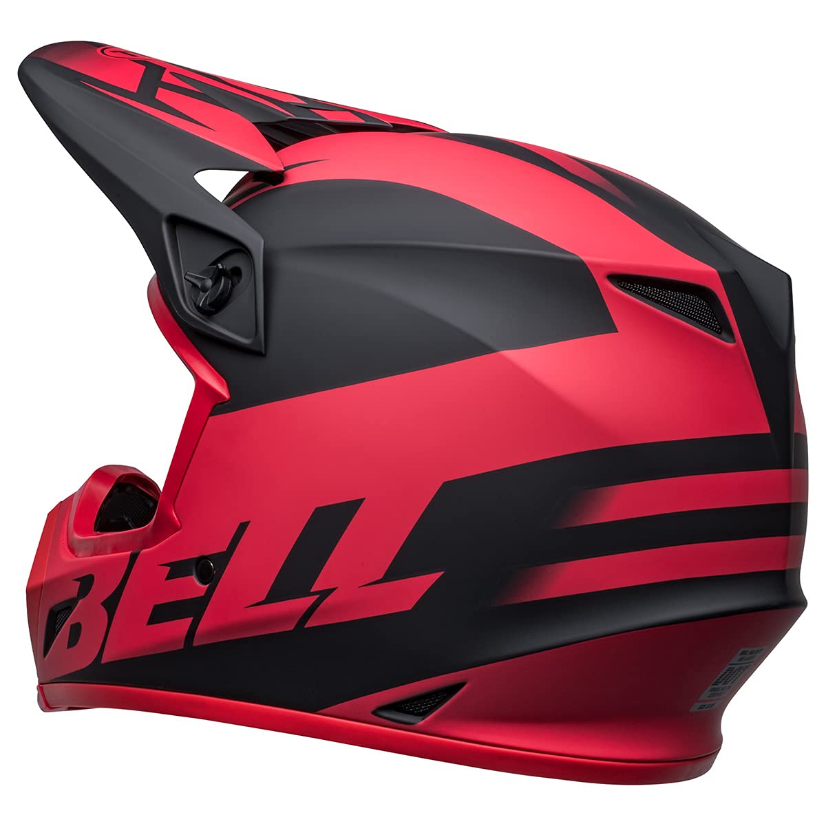 Bell Mx-9 Mips Dirt Helmet (Disrupt Matte Black/Red - X-Large)