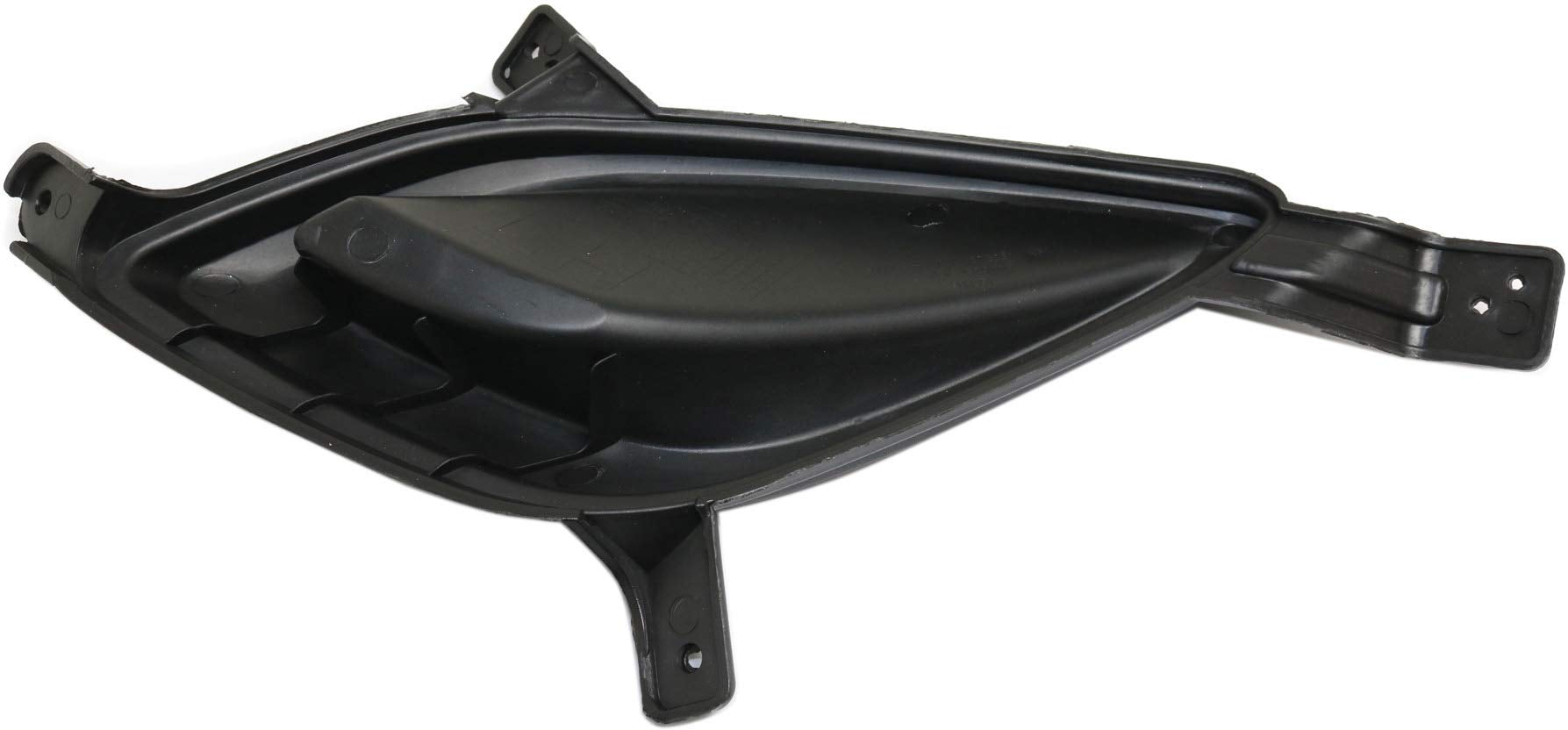 Evan Fischer Fog Light Cover Compatible With 2011-2013 Hyundai Elantra Textured Black Usa Built Vehicle Front, Driver Side Hy103