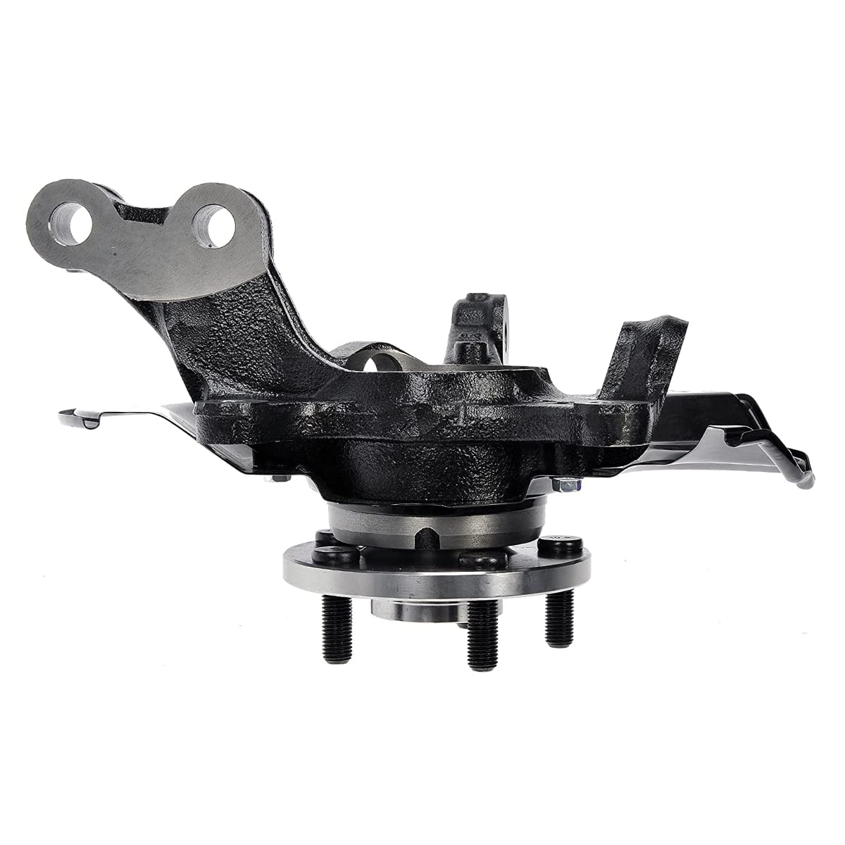 Auto Shack Front Steering Knuckle & Wheel Bearing Hub Assembly, 5 Lugs, Passenger Side Replacement for 2009-2013 Toyota Corolla Matrix, Black