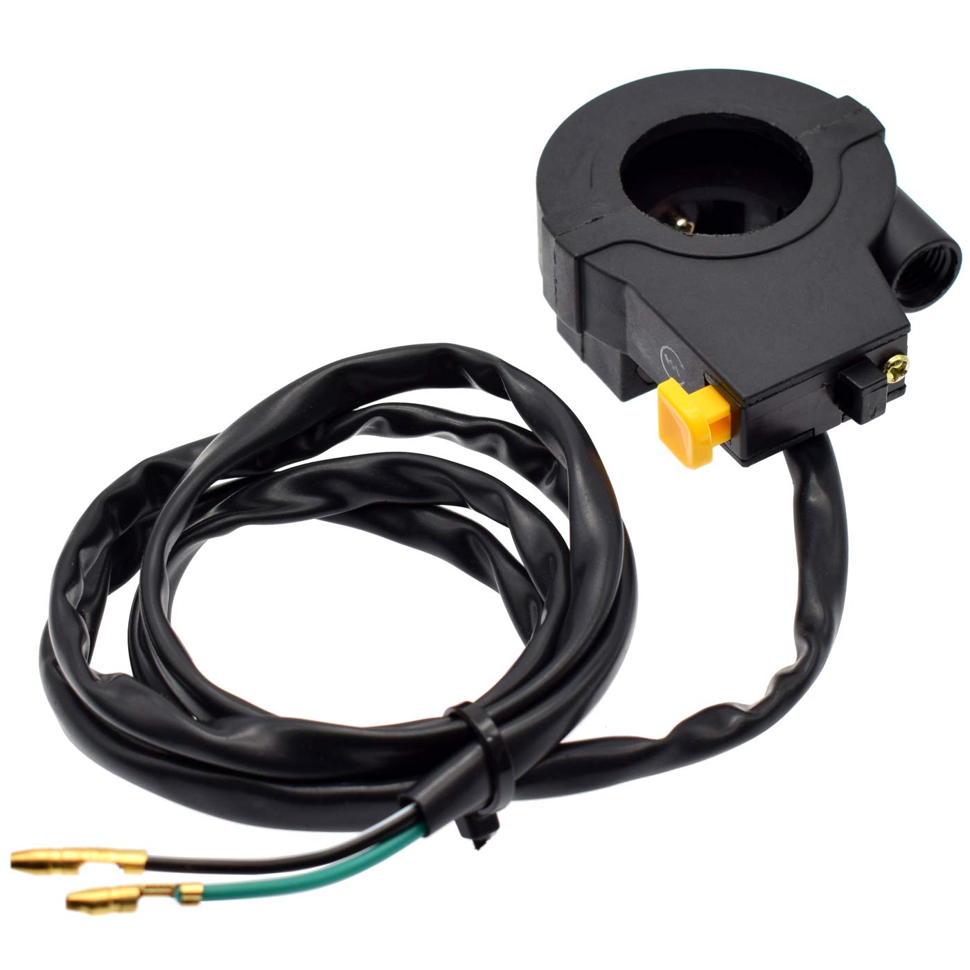 Riyitauto Twist Throttle & 36" Cable Handle Grip Kill Switch Set for 7/8" 22mm Handlebar - Black, RYT035_a, for 49cc