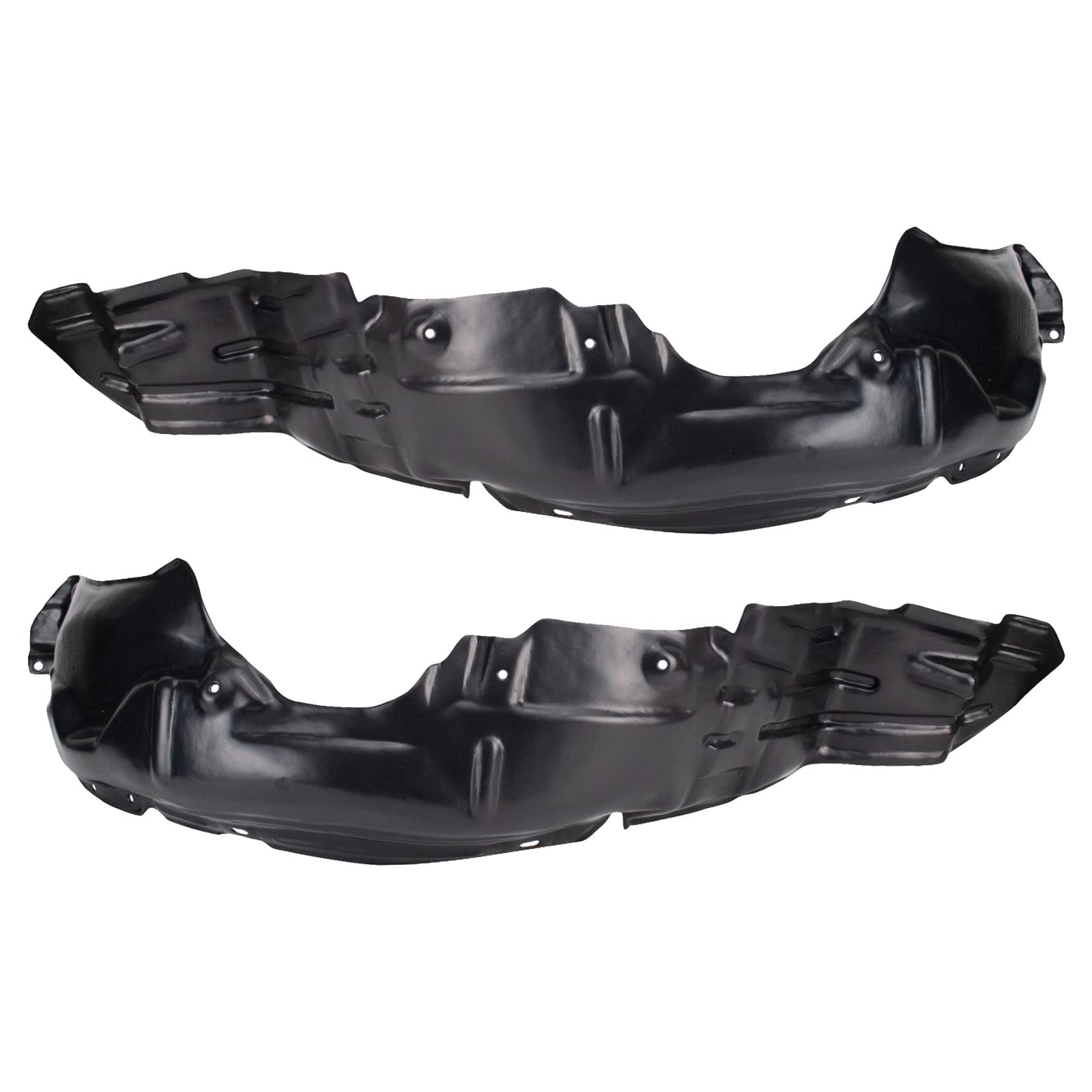 Trq Inner Fender Liner Set Compatible With 1988-1992 Toyota Corolla To1248108 To1249108