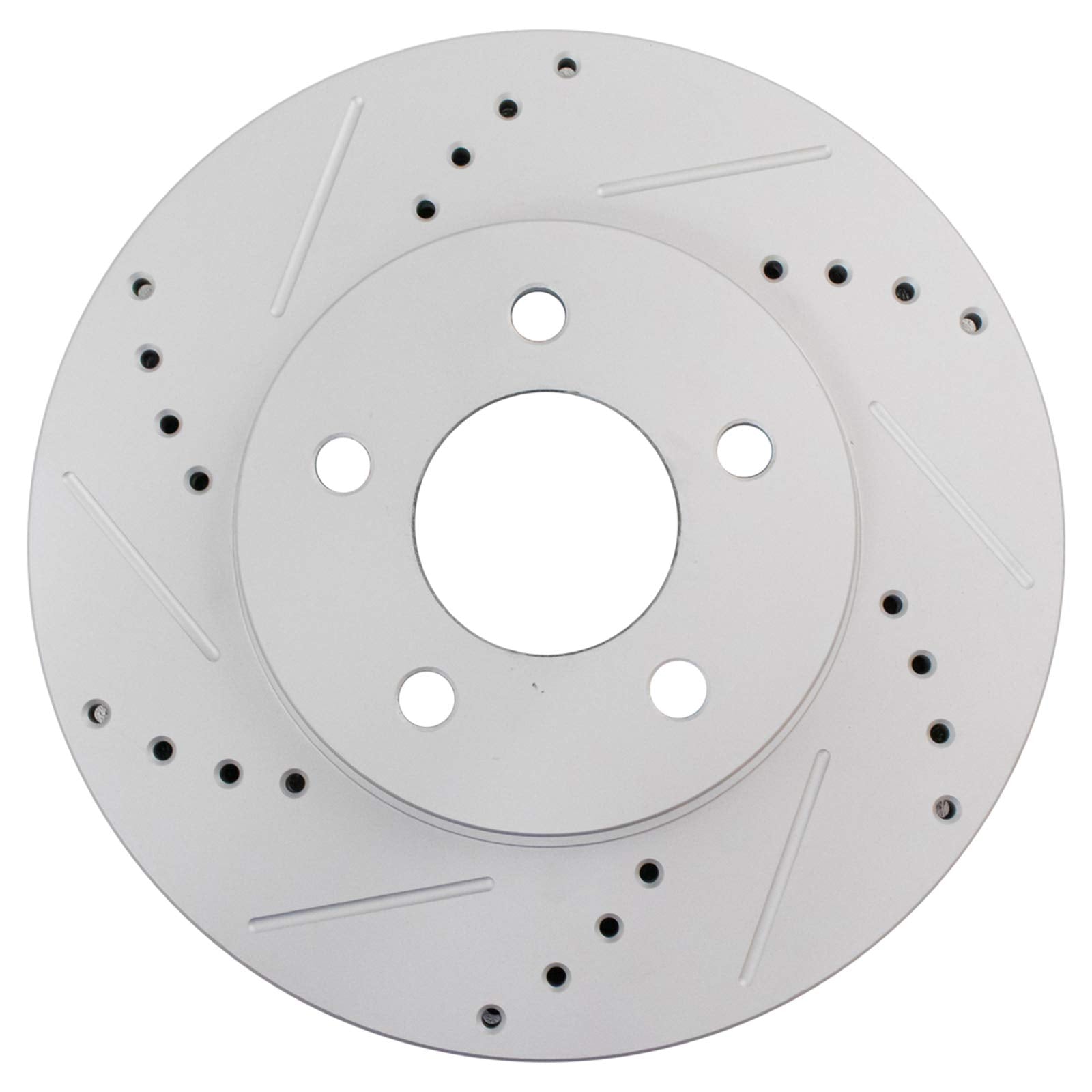 Trq Front Performance Brake Rotors Set Premium G-Coated Compatible With 2005-2010 Ford Mustang