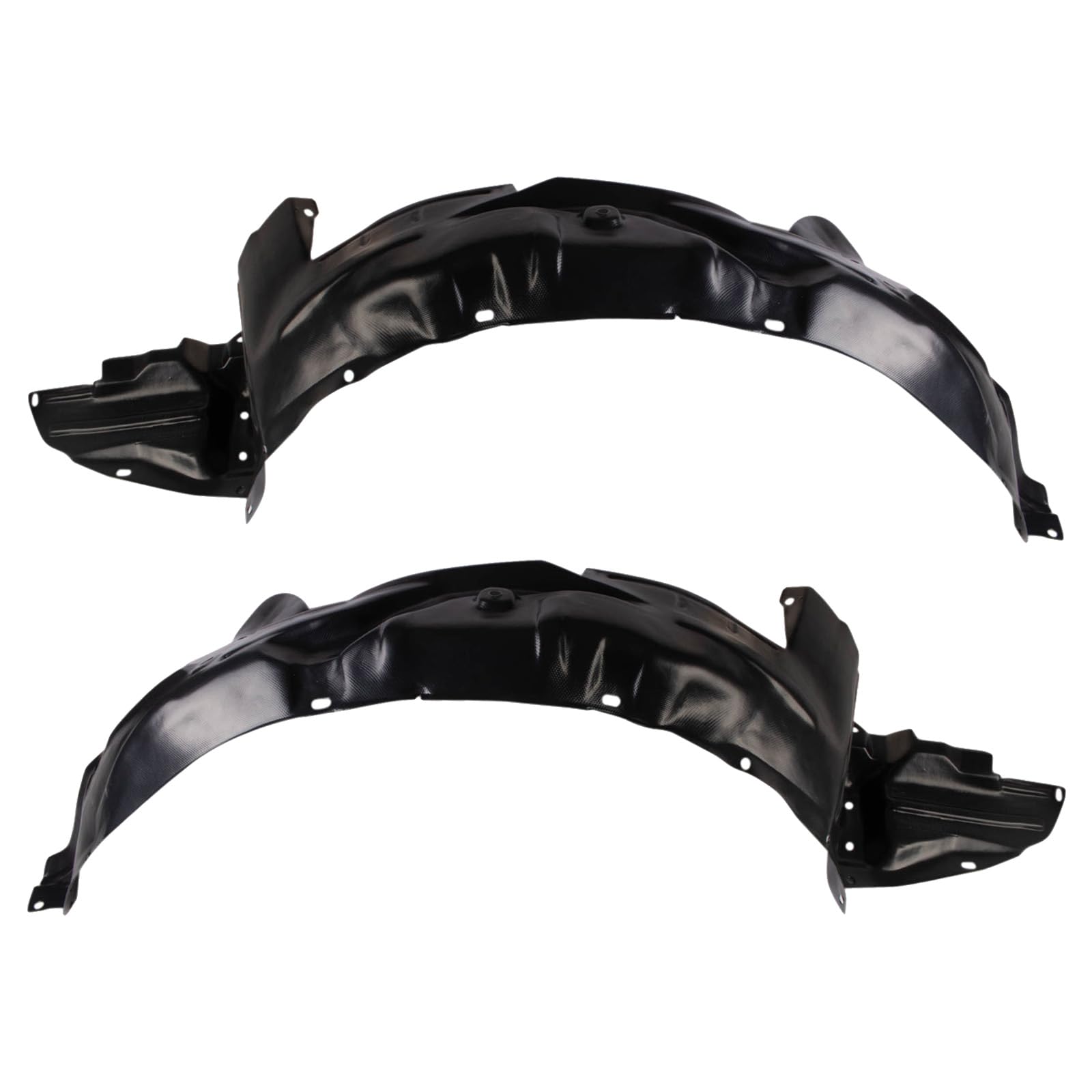 Trq Inner Fender Liner Set Compatible With 2002-2003 Mazda Protege Protege5 Ma1248113 Ma1249113