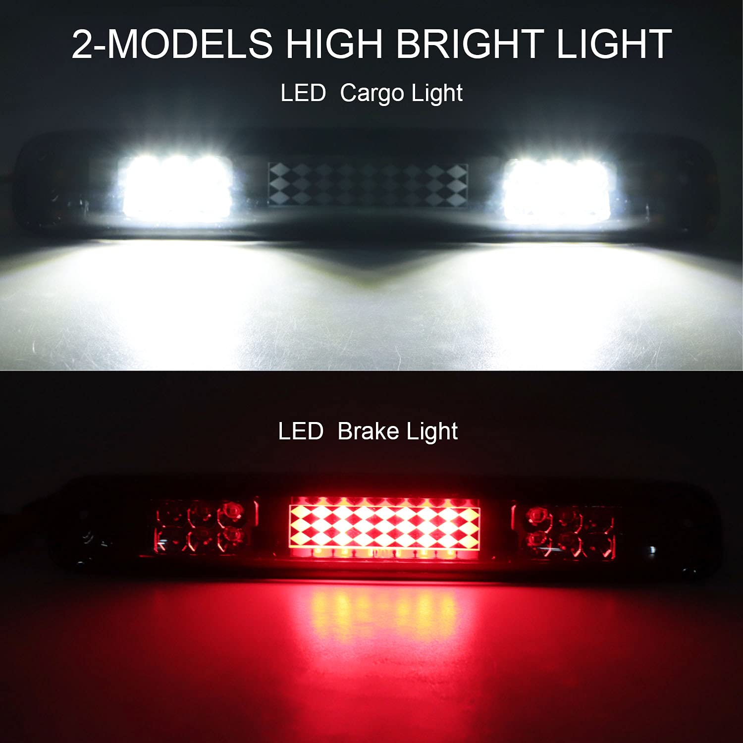 Tresound Led Third 3Rd Brake Light For 1999-2007 Chevy Silverado Gmc Sierra 1500 2500 3500 Hd Classic, Rear Cargo Lamp High Moun