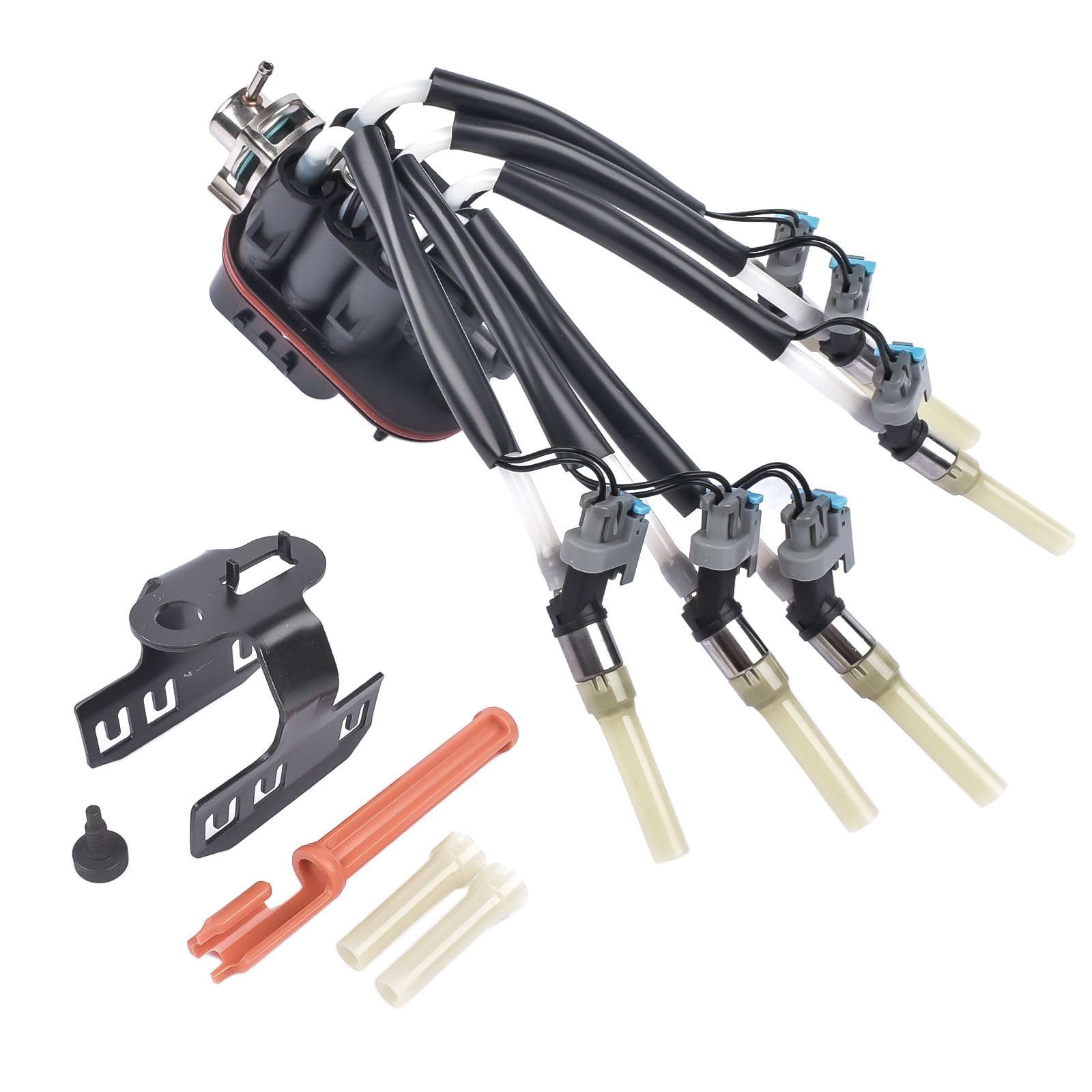 TEKKOAUTO FJ503 4.3L V6 Spider Fuel Injector Kit Replacement for GMC Chevy Pickup Isuzu FJ10565 12568332 19210688 4G1887