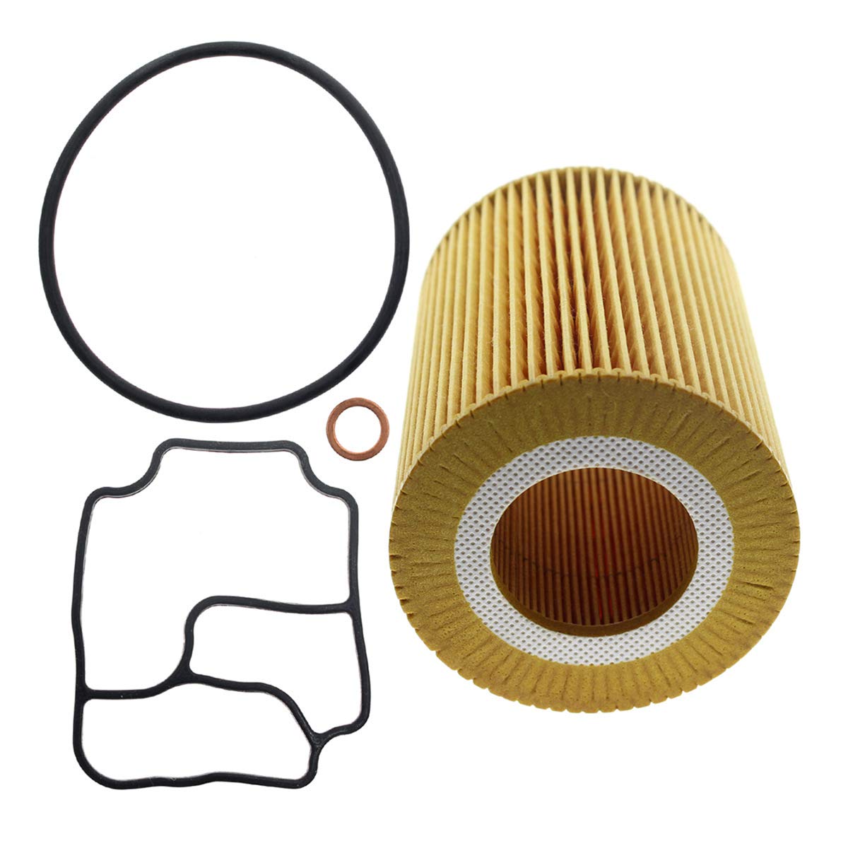 Autokay Engine Oil Filter W/Housing Gasket Fits For Bmw E39 E46 E60 X3 X5 Z3 Z4 525I 530I 323Ci 328Ci 323I 323Is 325Is 328I 325X