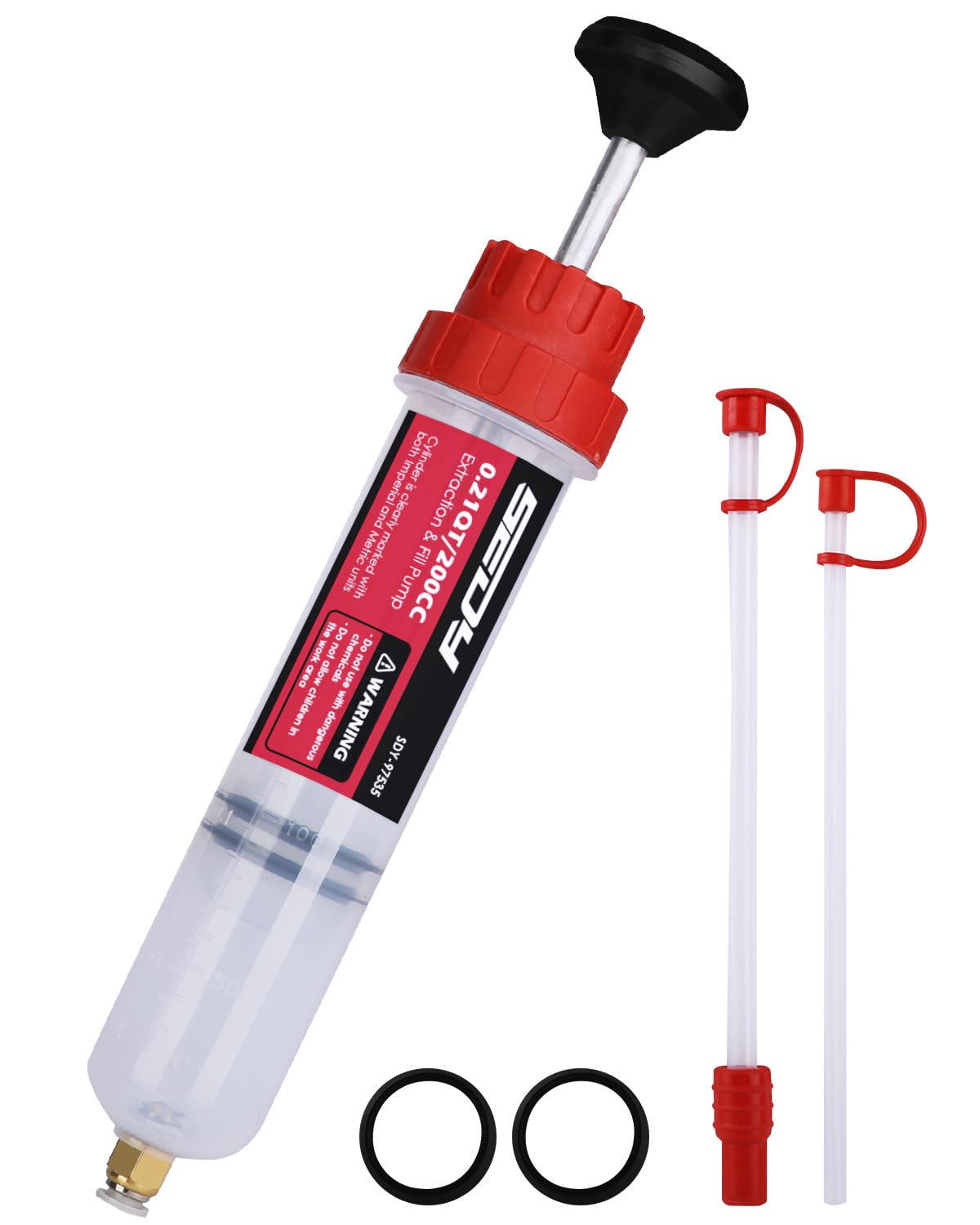 Sedy Fluid Extractor - 200Cc Multi-Purpose Syringe, Oil Suction Pump, Manual Extraction And Filling Pump, Automotive Oil Syringe