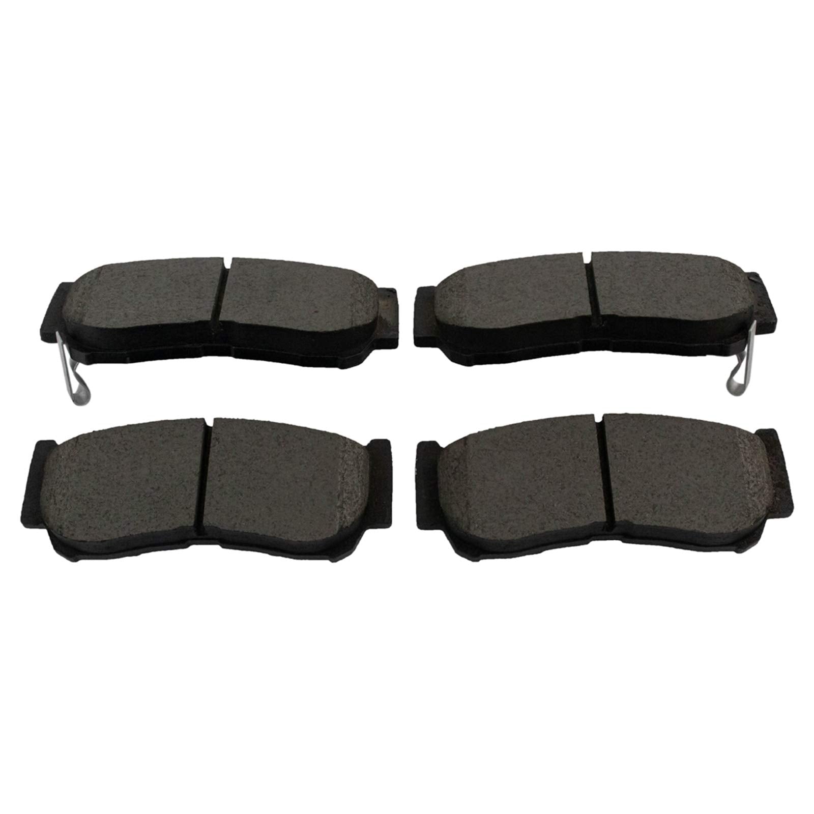 TRQ Rear Brake Pads Ceramic Compatible with 2007-2009 Hyundai Santa Fe