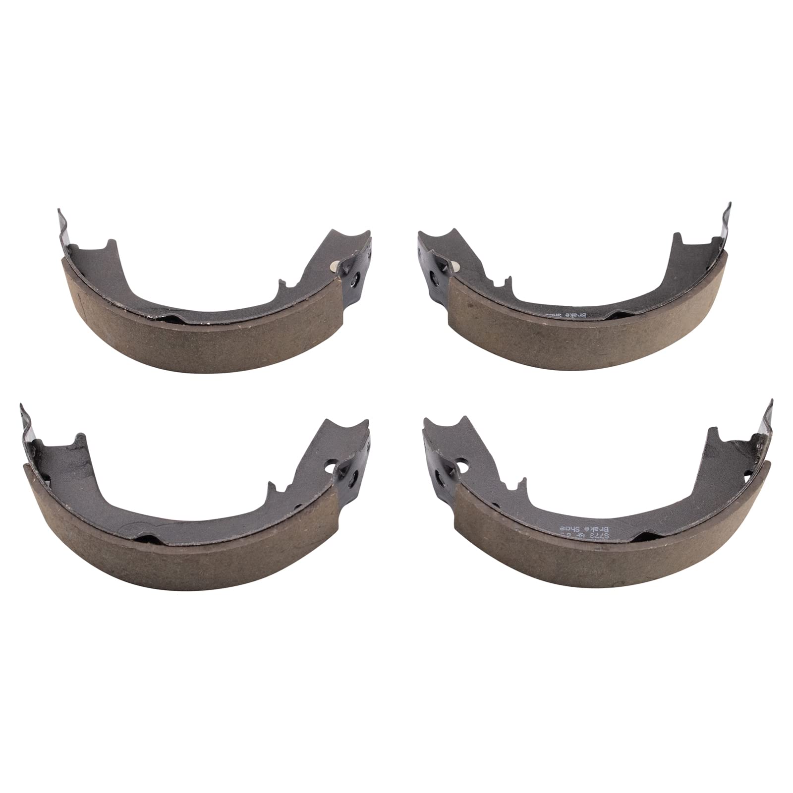 Trq Rear Brake Pad & Rotor Kit Brake Pads Brake Rotor Parking Brake Shoe Set Ceramic Compatible With 2001-2006 Hyundai Santa Fe
