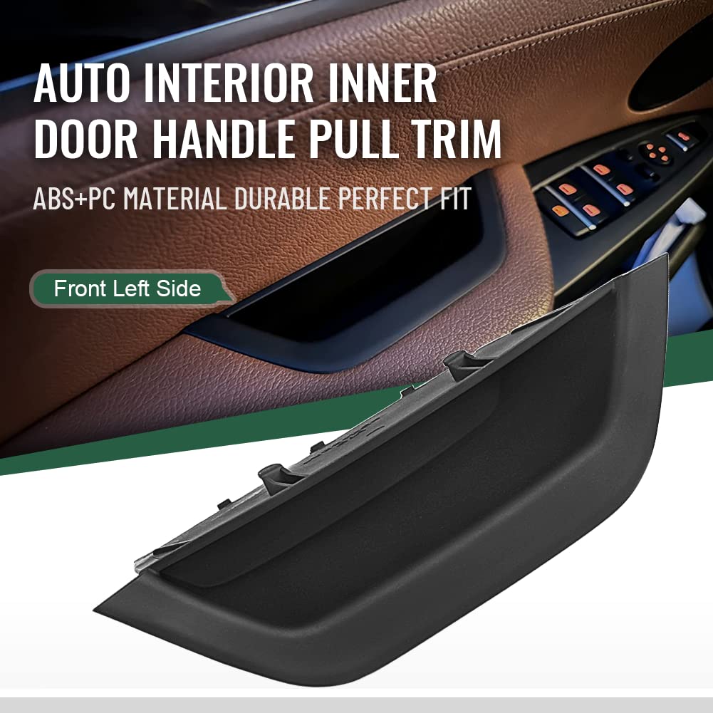 Gzyf Car Auto Interior Inner Door Handle Pull Trim,Driver Side Door Armrest Cover For Bmw X3 X4 F25 F26,For Bmw X3 F25 2010-2016