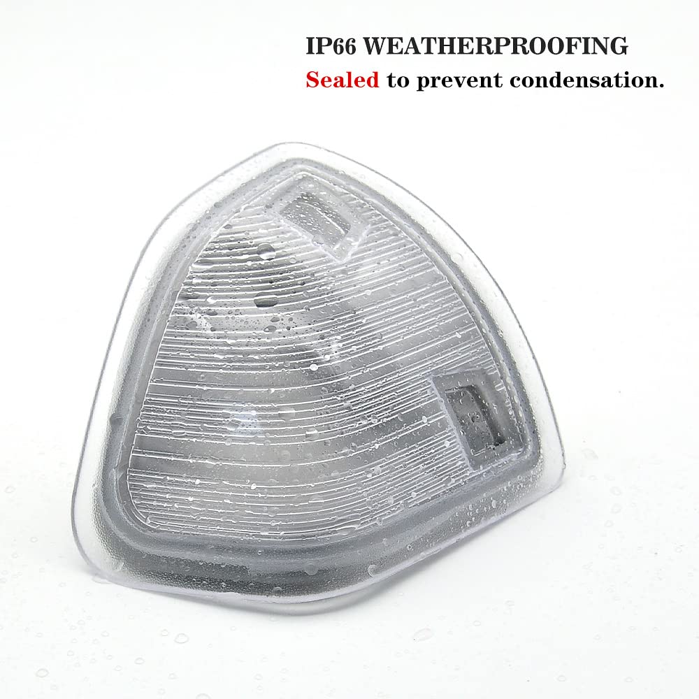 CNPAPC LED Side Mirror Turn Signal Light for Dodge Ram 1500-5500, Clear Lens, Durable ABS Material, Left & Right Lamps