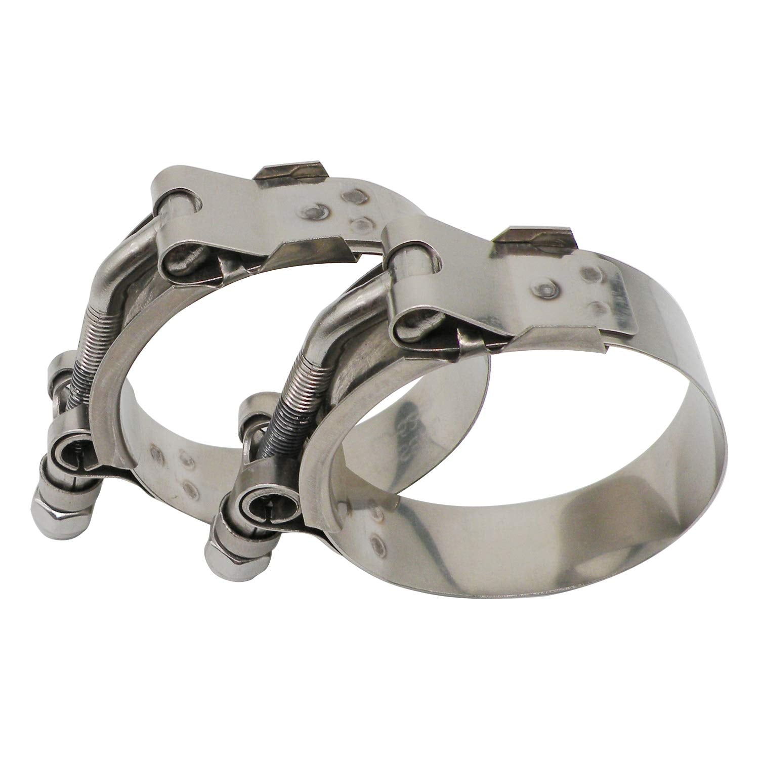 Roadformer 3'' T-Bolt Hose Clamp - Working Range 83Mm - 91Mm For 3'' Hose Id, Stainless Steel Bolt, Stainless Steel Band Floatin