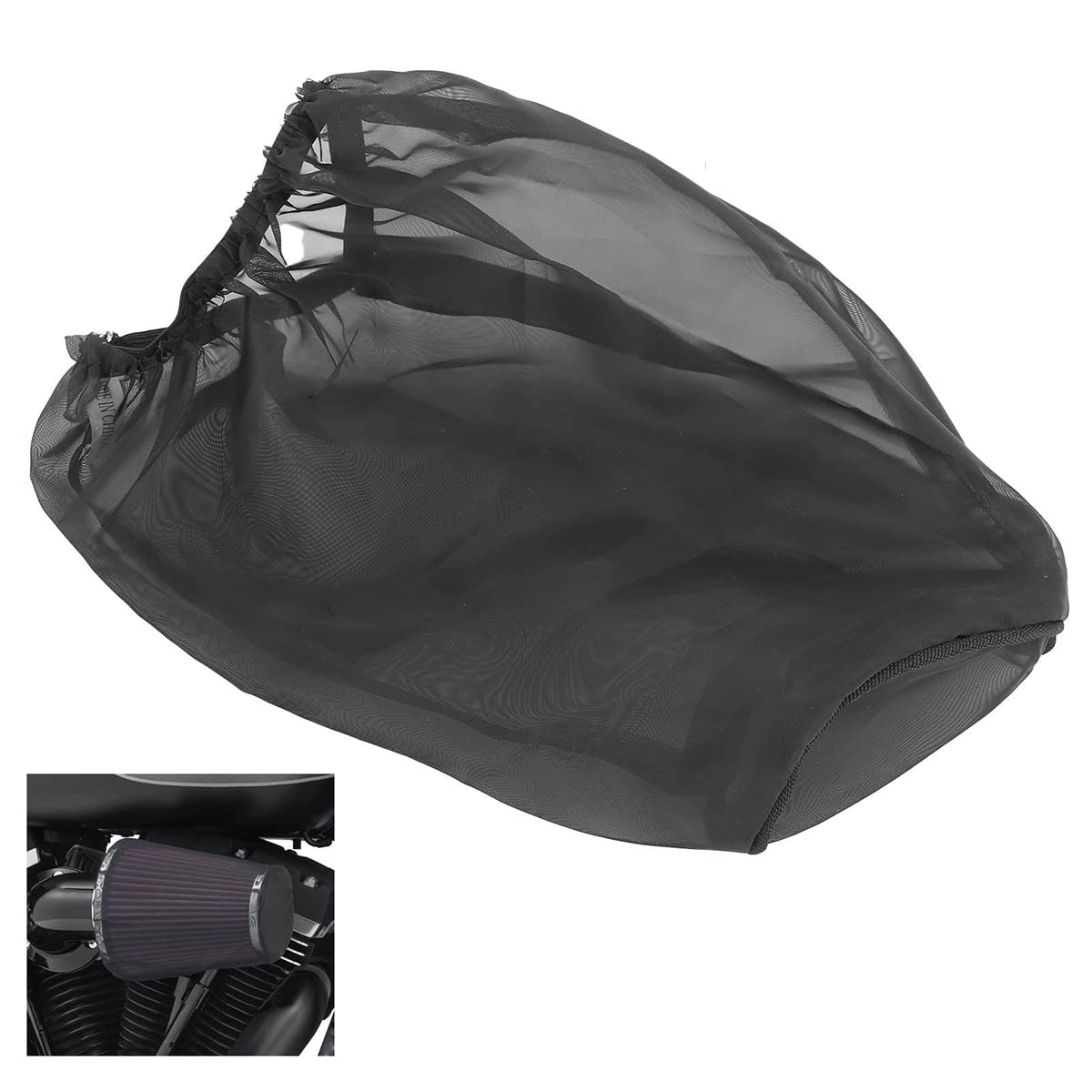 Air Intake Filter Sock Cover, Air Cleaner Protective Cover Dustproof For Harley Kawasaki Suzuki Honda Yamaha Universal Car
