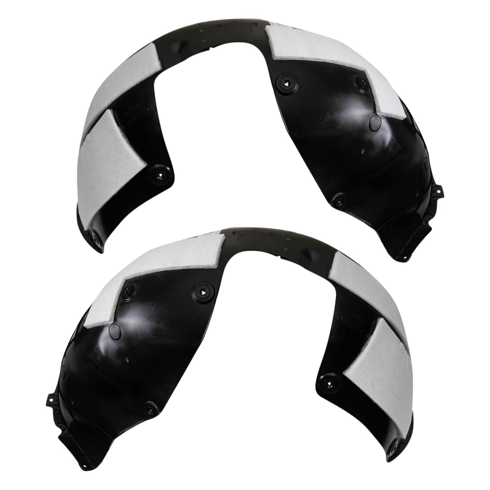 Trq Front Inner Fender Liner Set Compatible With 2020-2022 Kia Sportage Ki1248163 Ki1249163