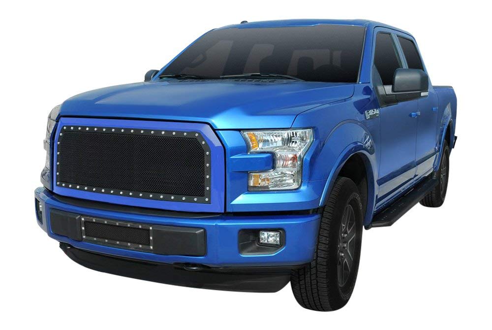Paramount Automotive Automotive 46-0777 Black Stainless Steel Wire Mesh Bumper Grille (Ford F-150 Evolution)