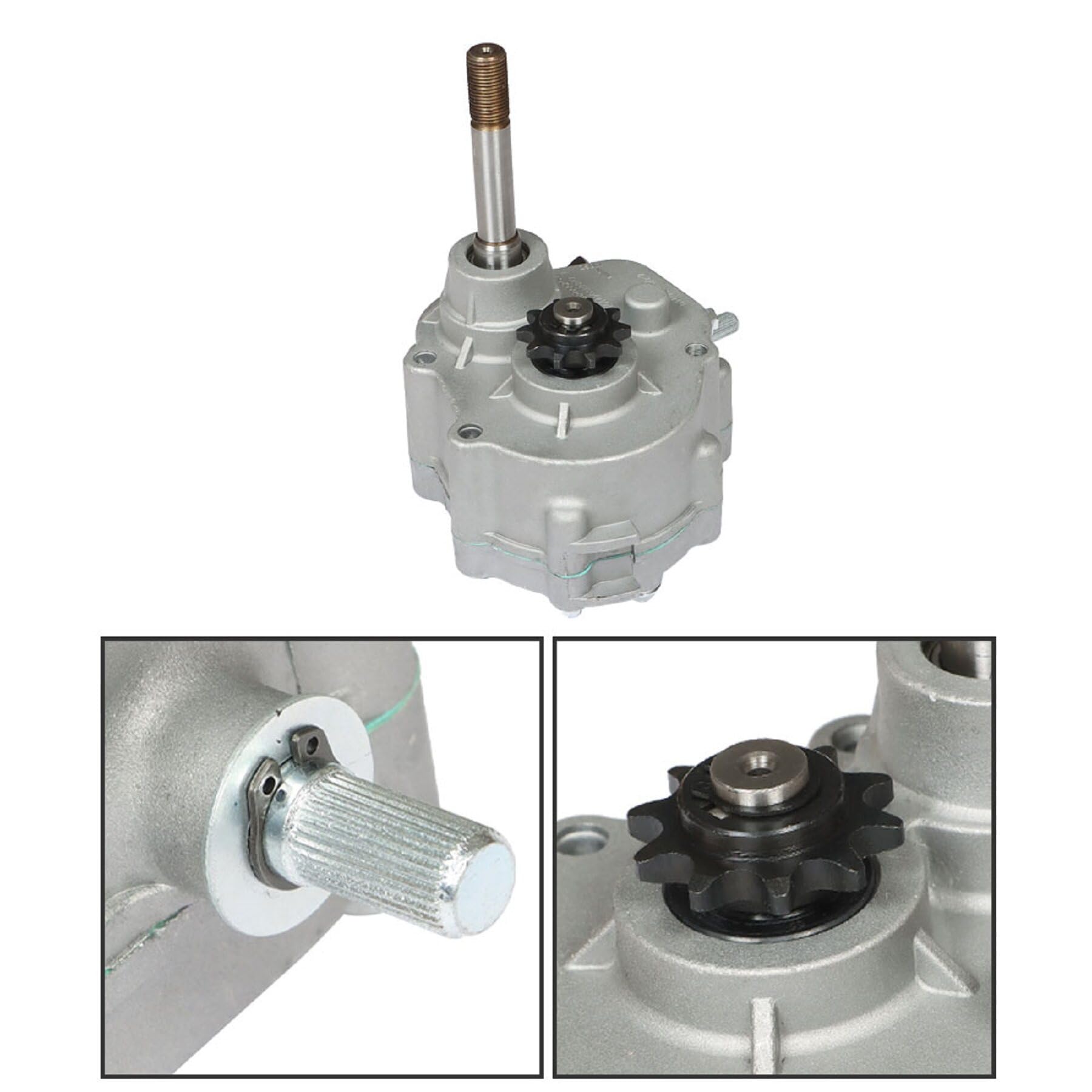 marddpair Go Kart Gearbox Replacement for 2HP-13HP Engine, 3 Shift Modes, TAV30 Series, 10T #40/41 & 12T #35