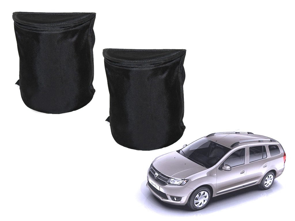 Kozdiko Semi Cylindrical Car Dustbin Set of 2 Pcs for Mahindra Renault Logan
