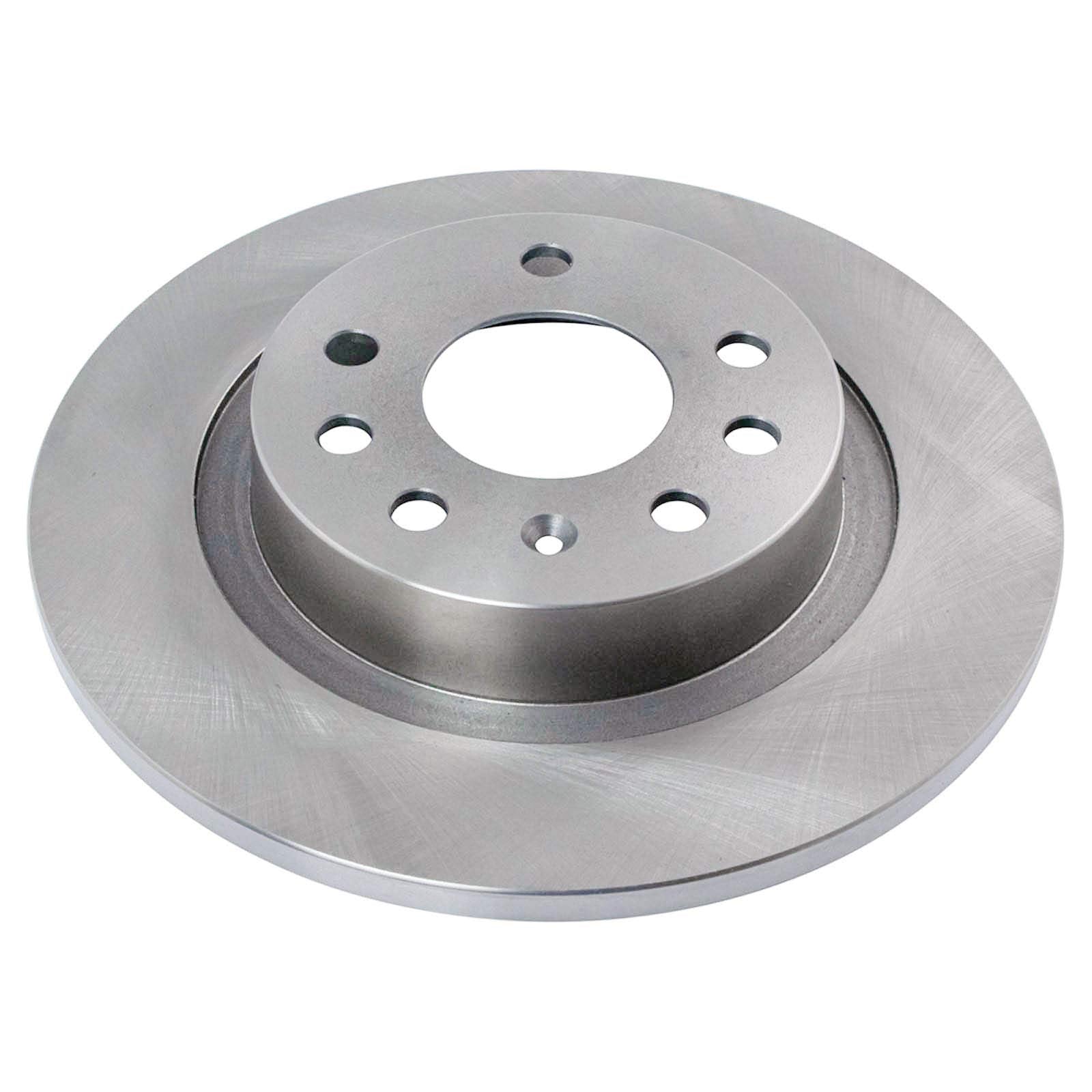 Trq Rear Brake Pad & Rotor Kit Brake Pads Brake Rotor Semi-Metallic Compatible With 2004-2011 Saab 9-3 2010 9-3X