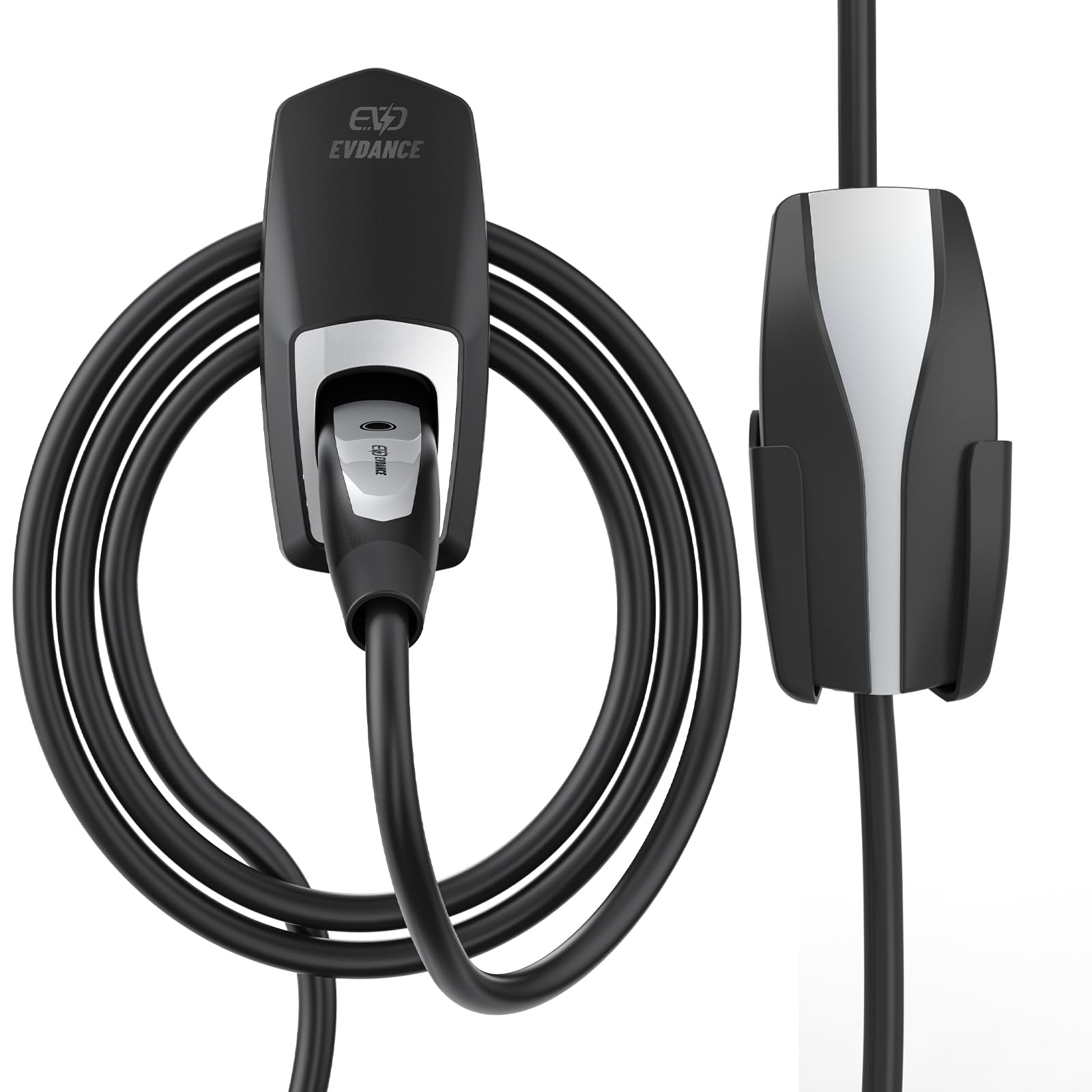 EVDANCE NACS Charger Cable Holder with Chassis Bracket- Fit for Tesla Model 3/Y/S/X Mobile Charger Wall Mount, NACS Charging Cab
