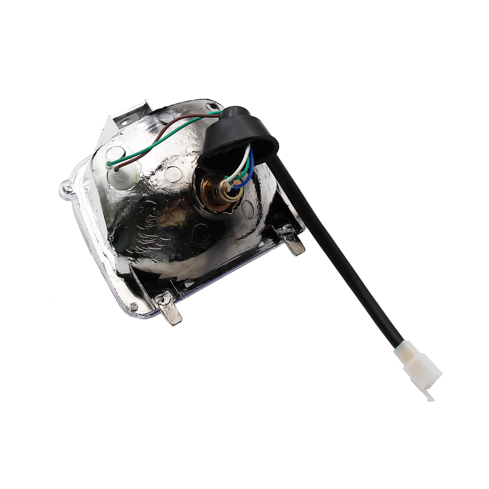 PRO BAT Chinese ATV Quad Headlight + 12V Rear Tail Brake Light 3 Pin Female Plug for Taotao 3050C Coolster SunL 50cc 70cc 90cc 1
