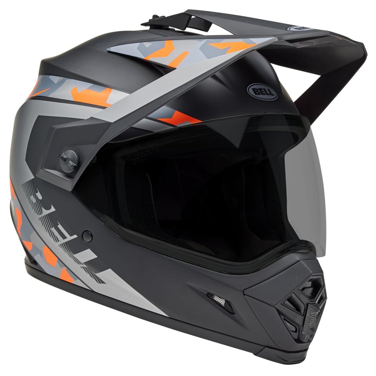 Bell Mx-9 Adventure Mips Dirt Helmet (Matte Mesa Black/Orange Camo - Medium)