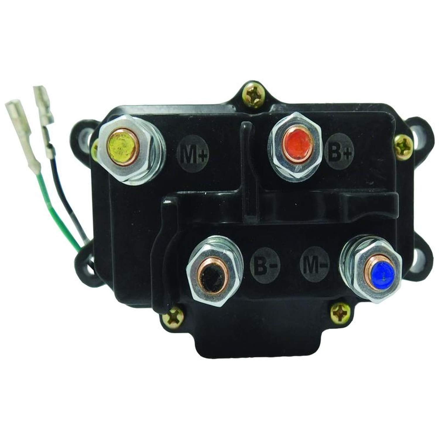 EMS Global Direct ATV Winch Contactor Solenoid 12V Metal for Ramsey, Warn, Superwinch Champion 2500-4500 lb Models
